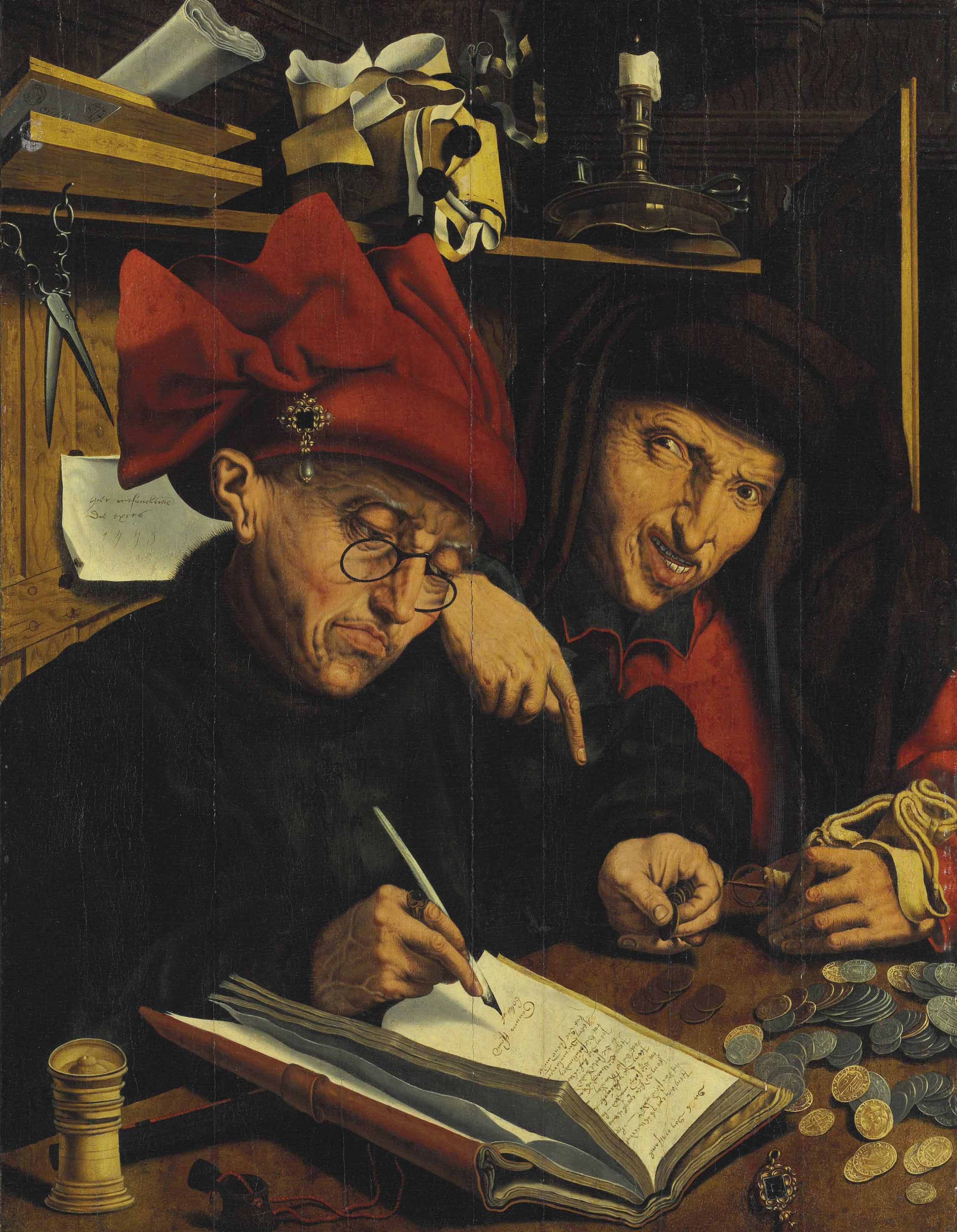 16th-Century Follower of Quentin Metsys | The Tax Collectors ...