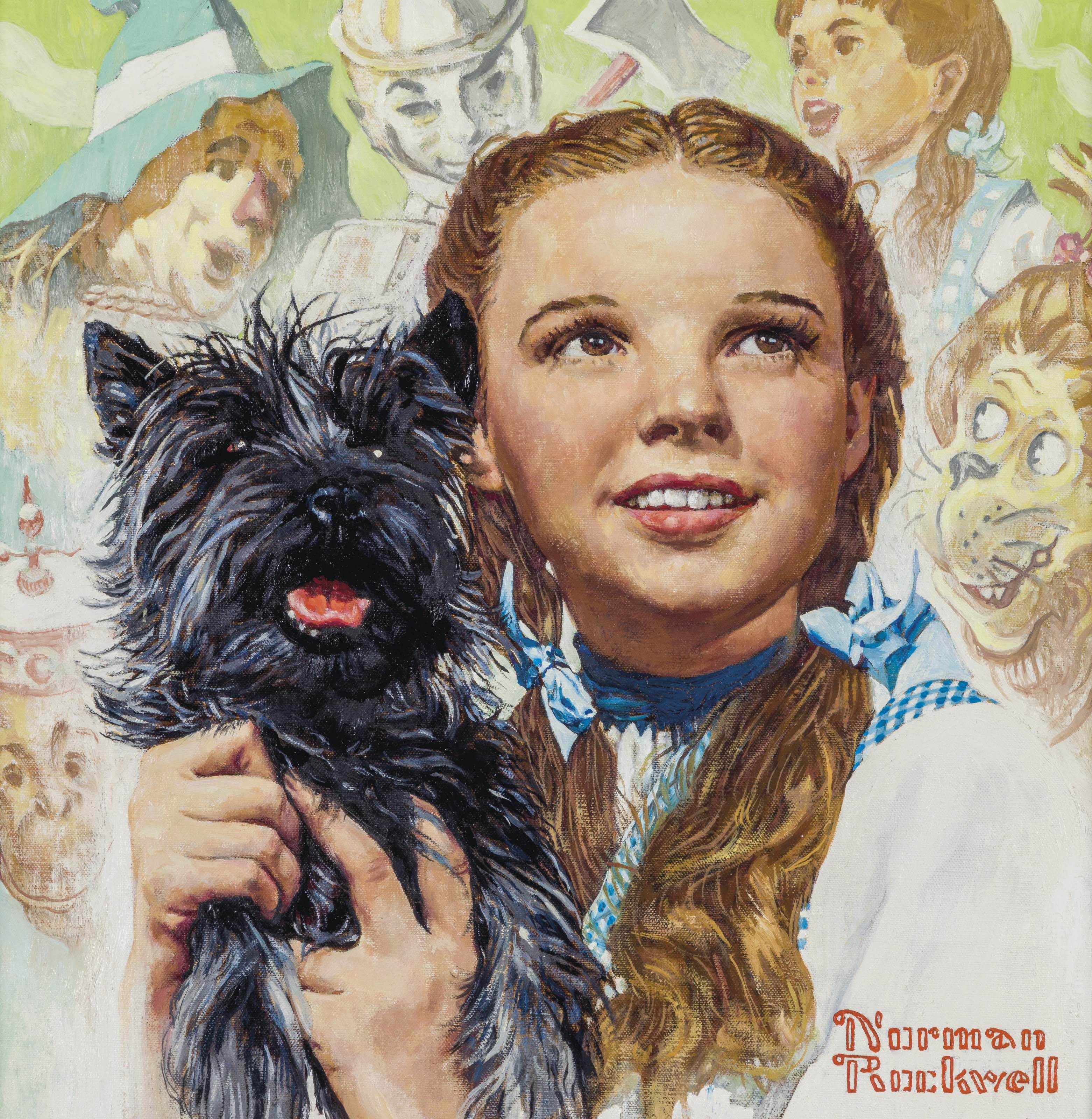 Norman Rockwell Portrait Of Judy Garland