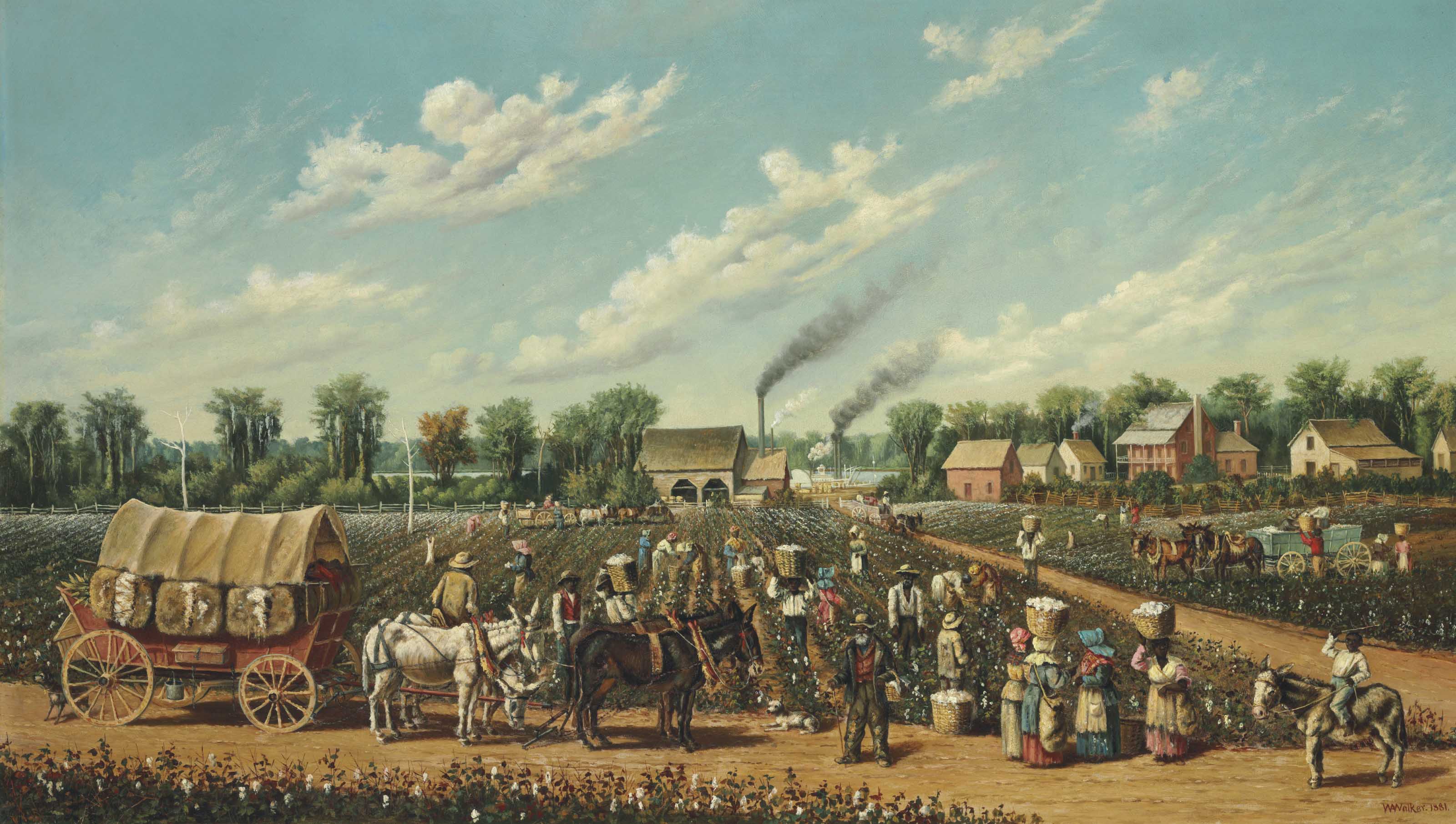 William Aiken Walker (18381921) , Big B Cotton Plantation Christie's