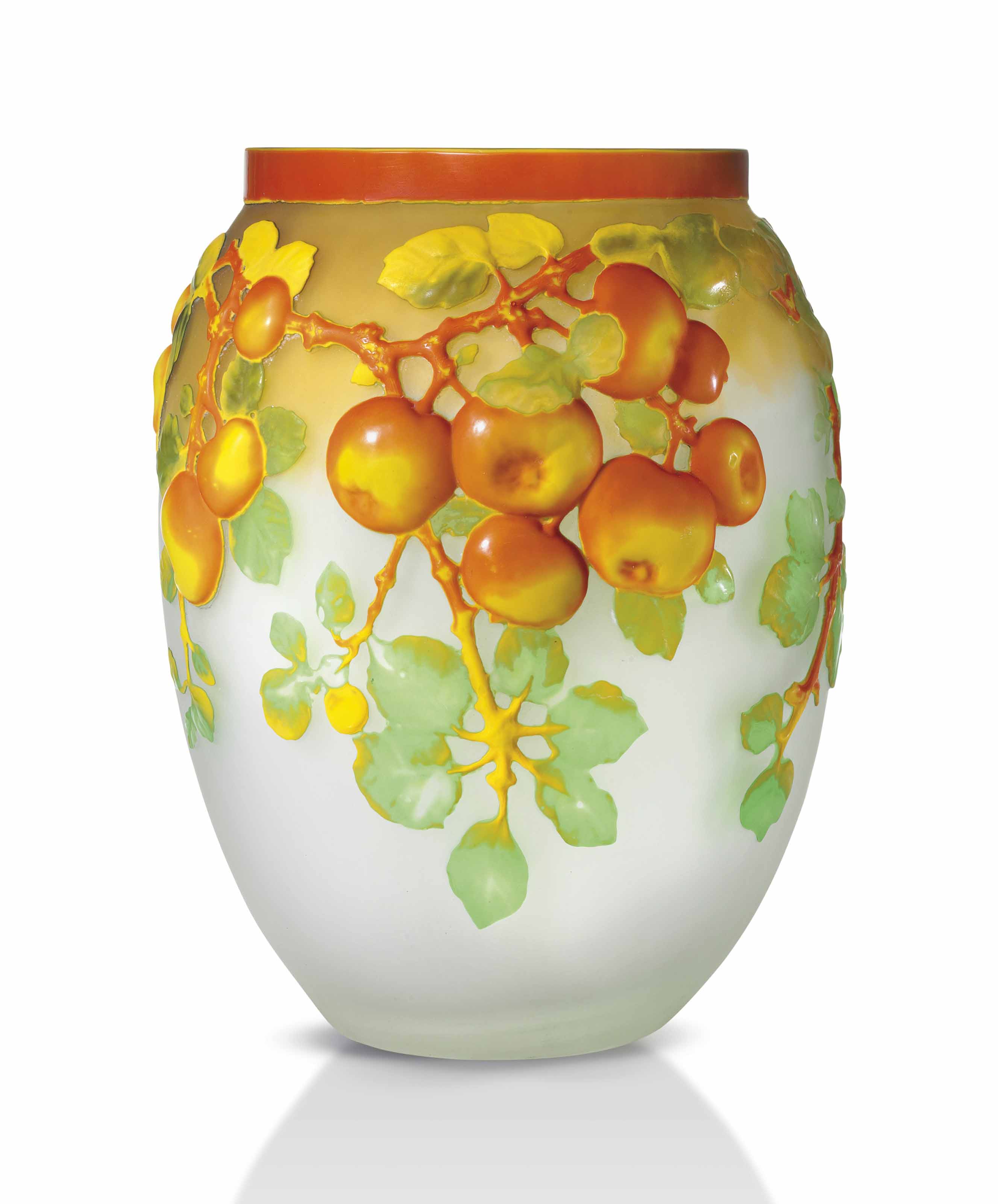 GALLE, AN 'APPLE' VASE, CIRCA 1925 | Christie's