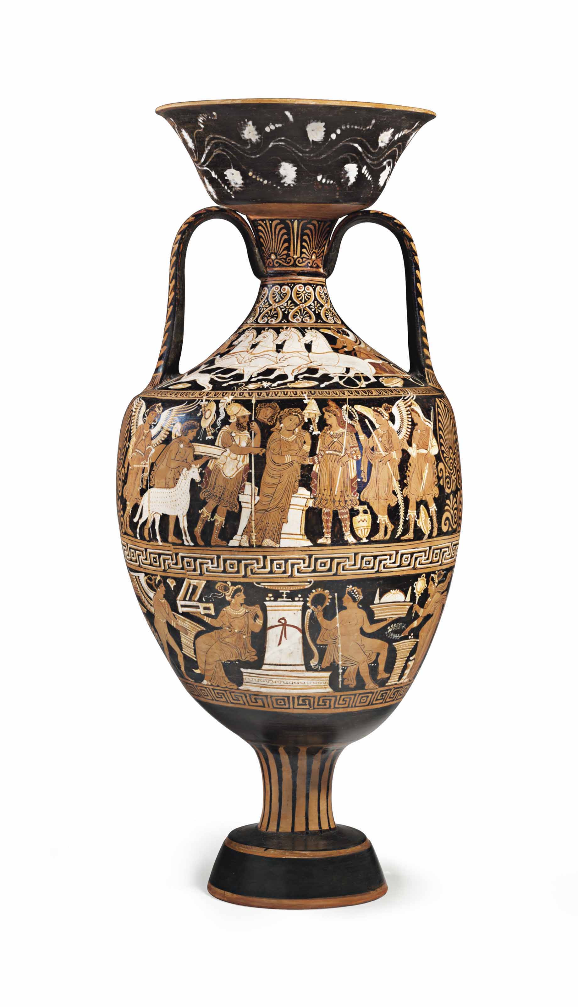 An Apulian Red Figured Amphora Attributed To The Baltimore