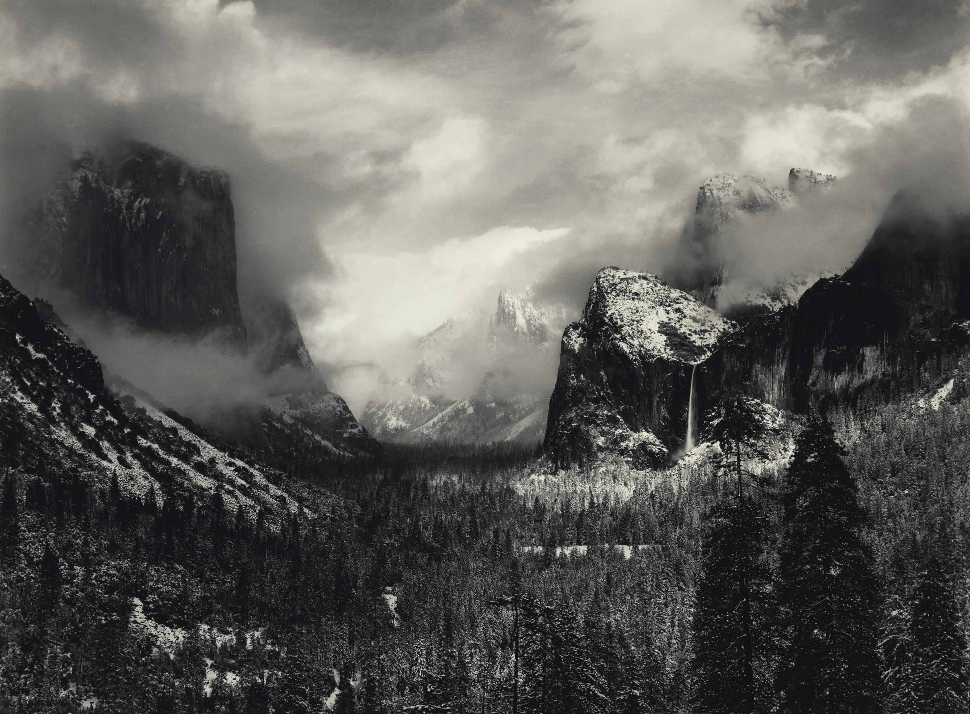 Ansel Adams 1902 1984 Clearing Winter Storm Yosemite National