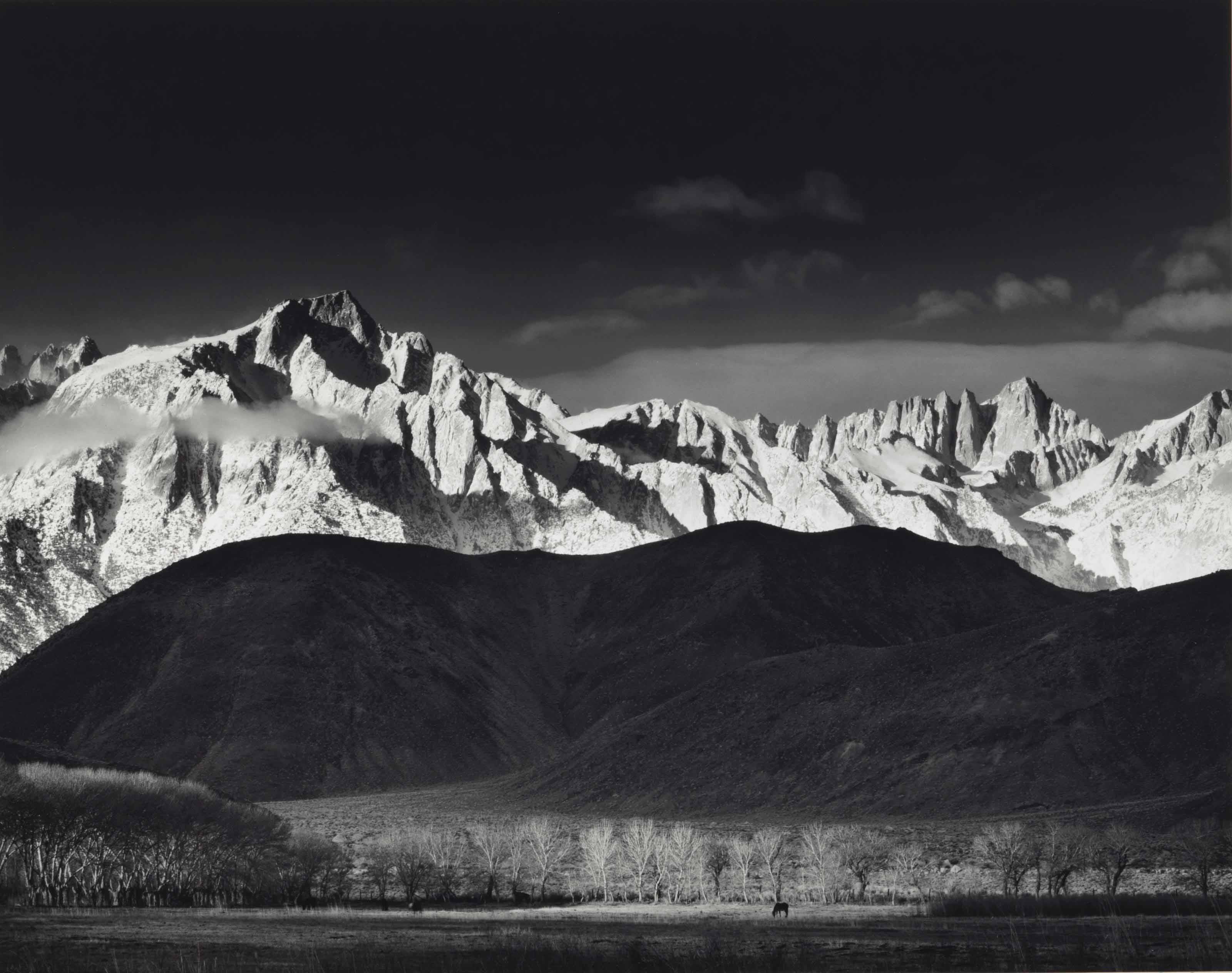 Ansel Adams 1902 1984 Winter Sunrise Sierra Nevada