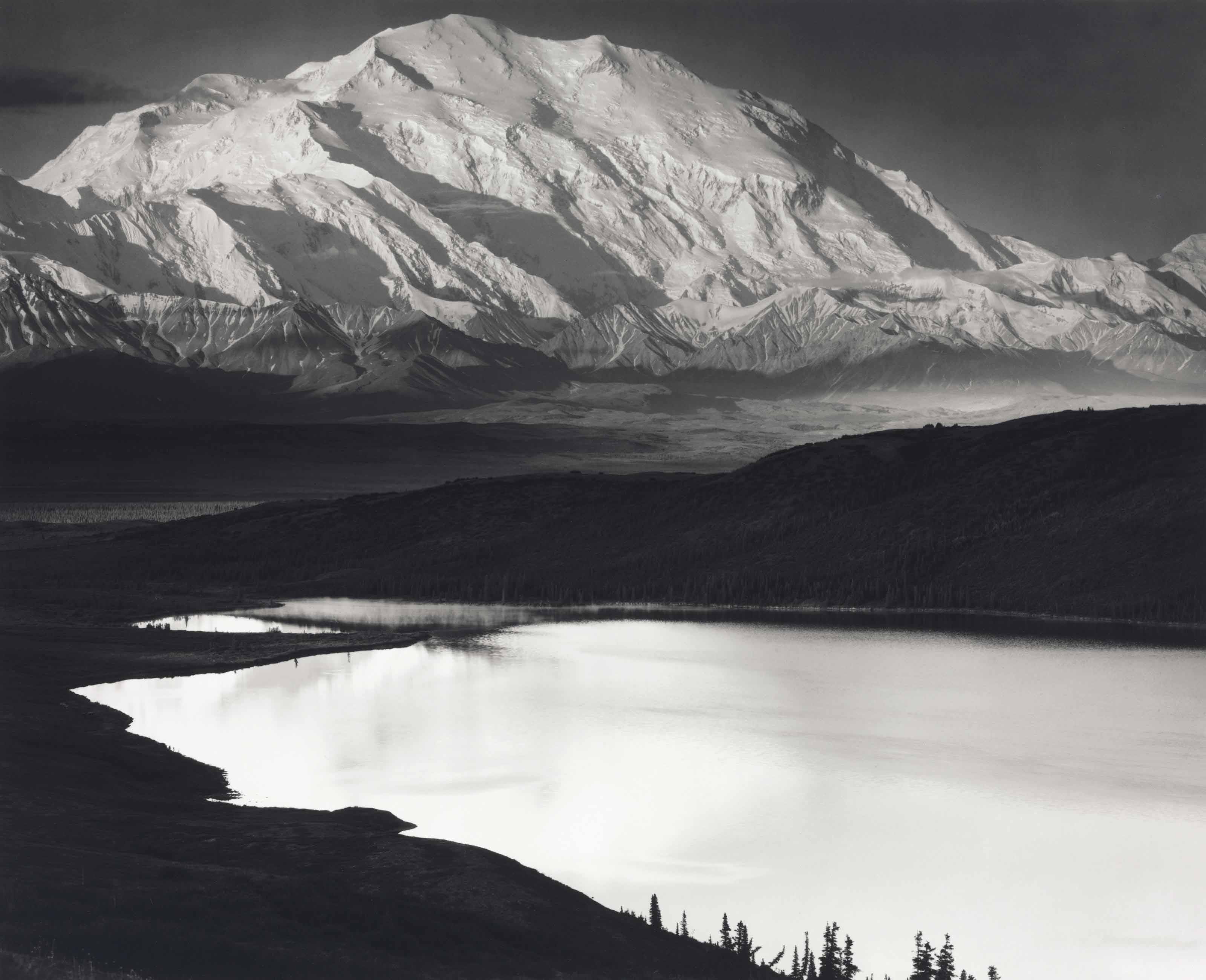 Ansel Adams (1902–1984) , Mount McKinley and Wonder Lake, Denali
