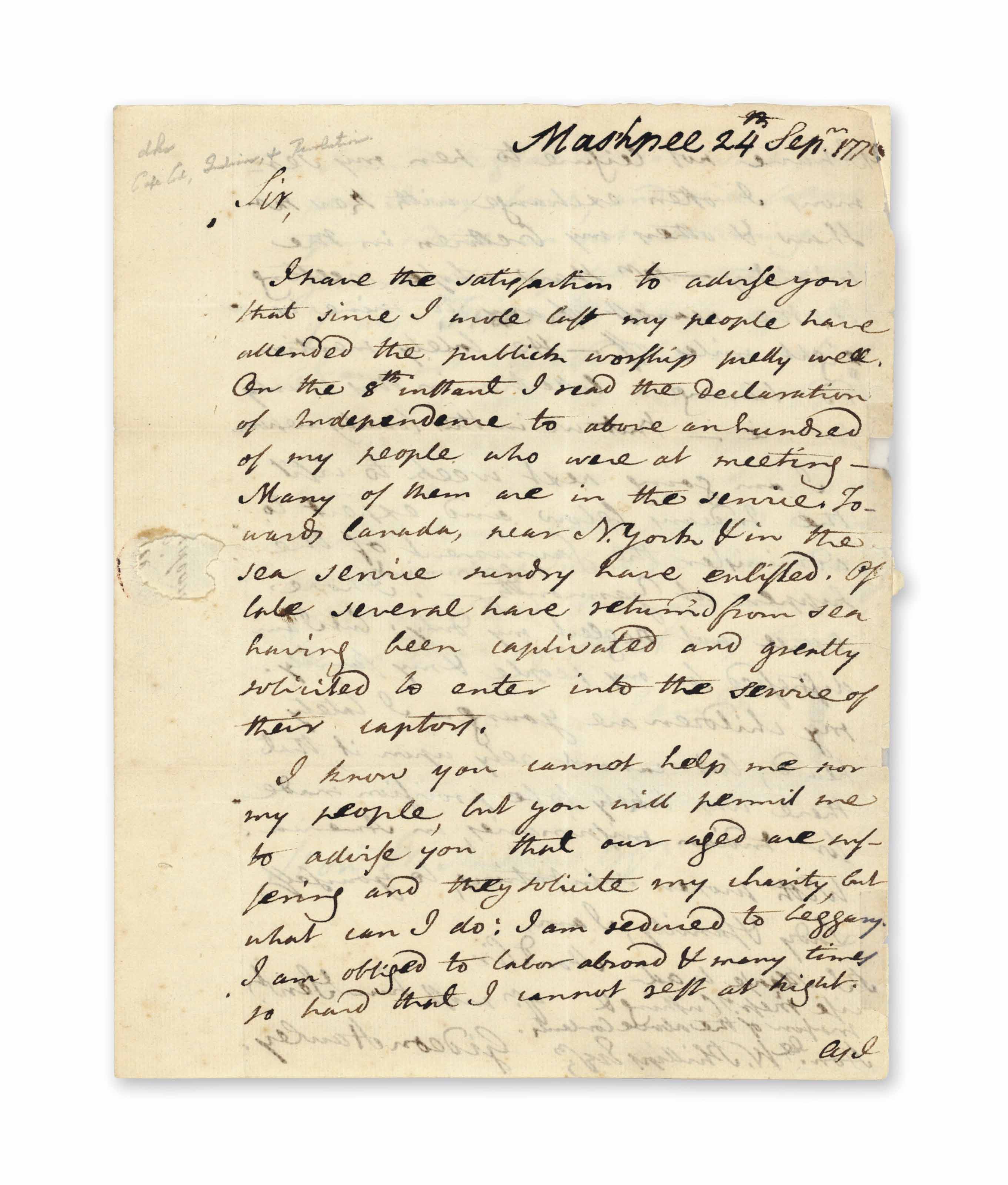 how to write a declaration of independence letter