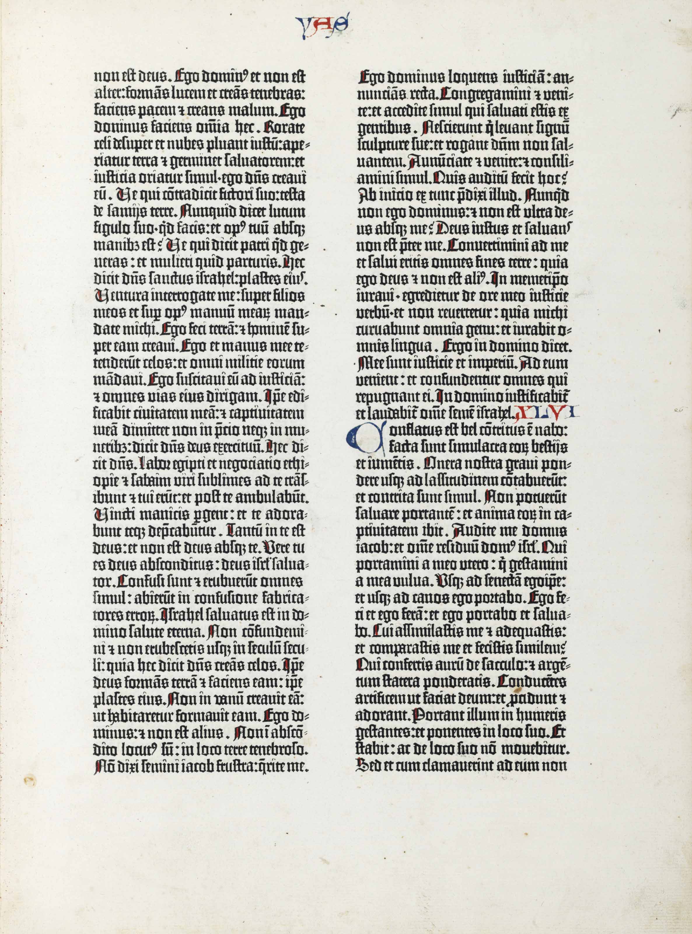 GUTENBERG, Johann, printer (d. 1468). - BIBLE, Latin ...