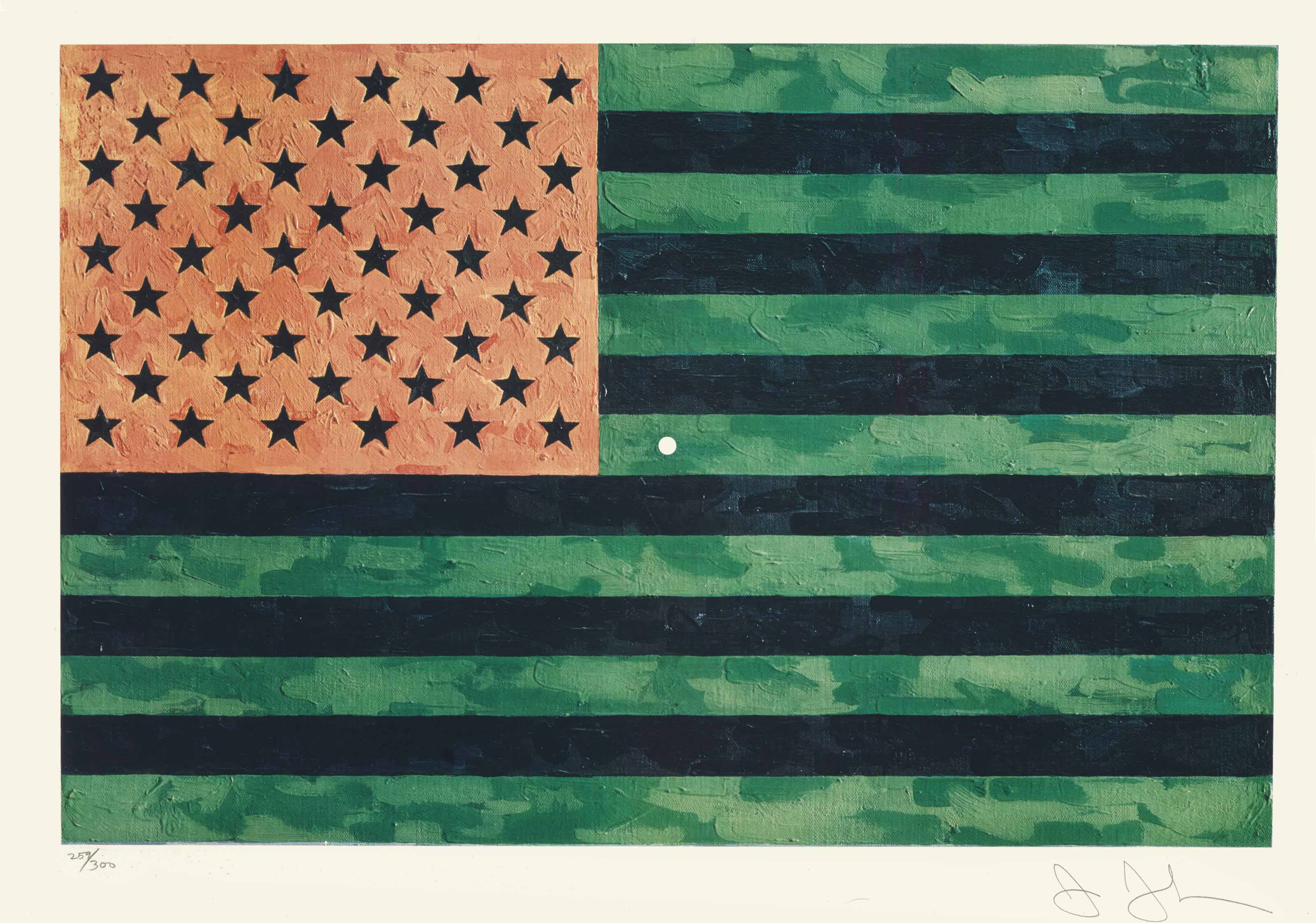 JASPER JOHNS (B. 1930) , Flag (Moratorium) Christie's