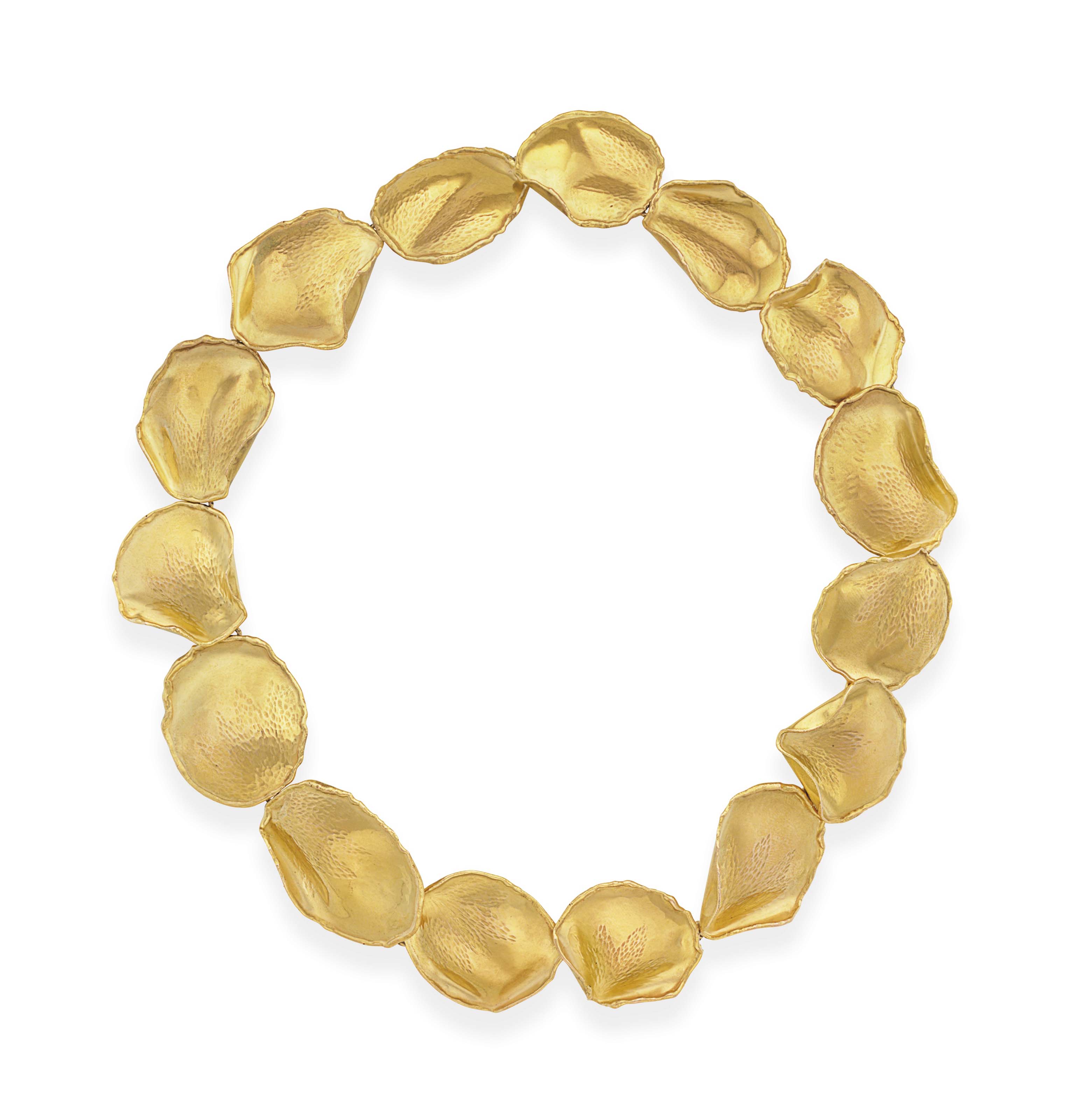 A Gold Rose Petal Necklace By Angela Cummings Tiffany Co Tiffany Co Jewelry Christie S