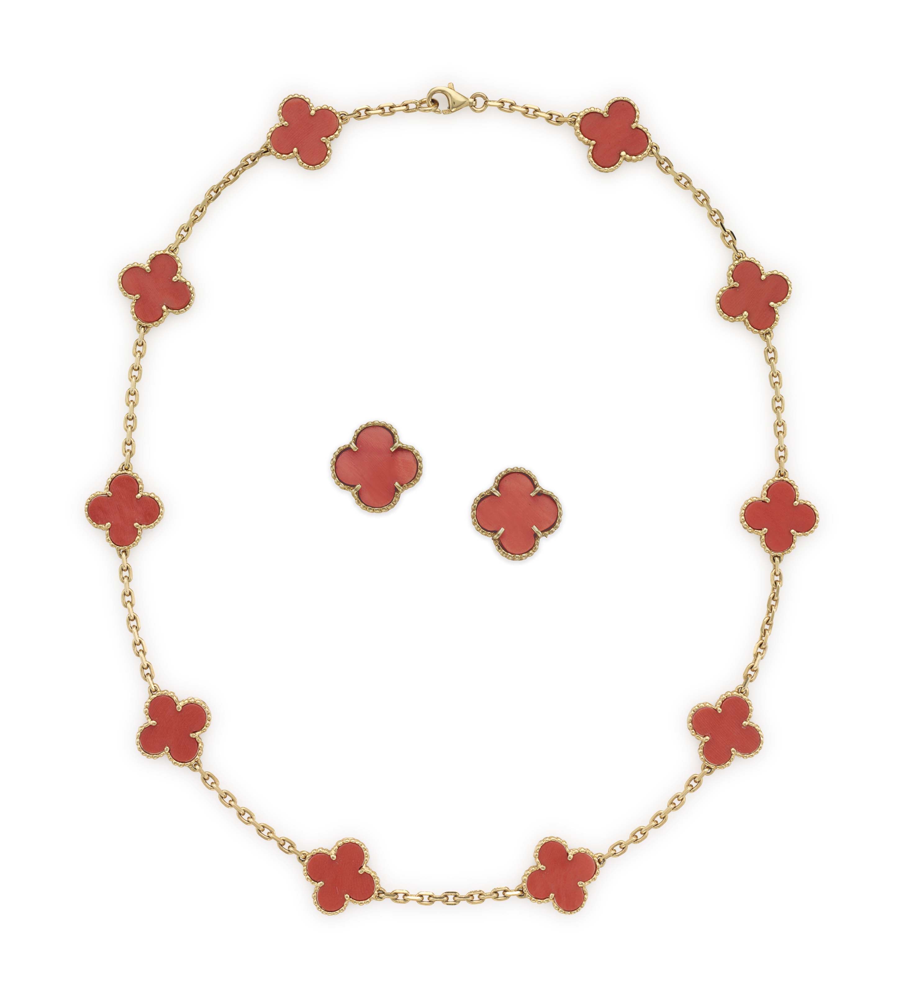 Van cleef coral alhambra hotsell