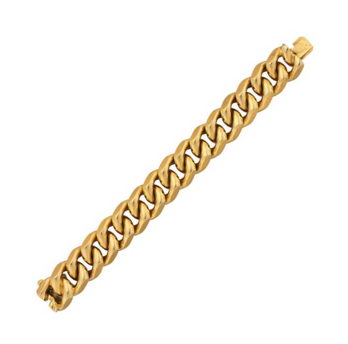A GOLD BRACELET, BY CARTIER