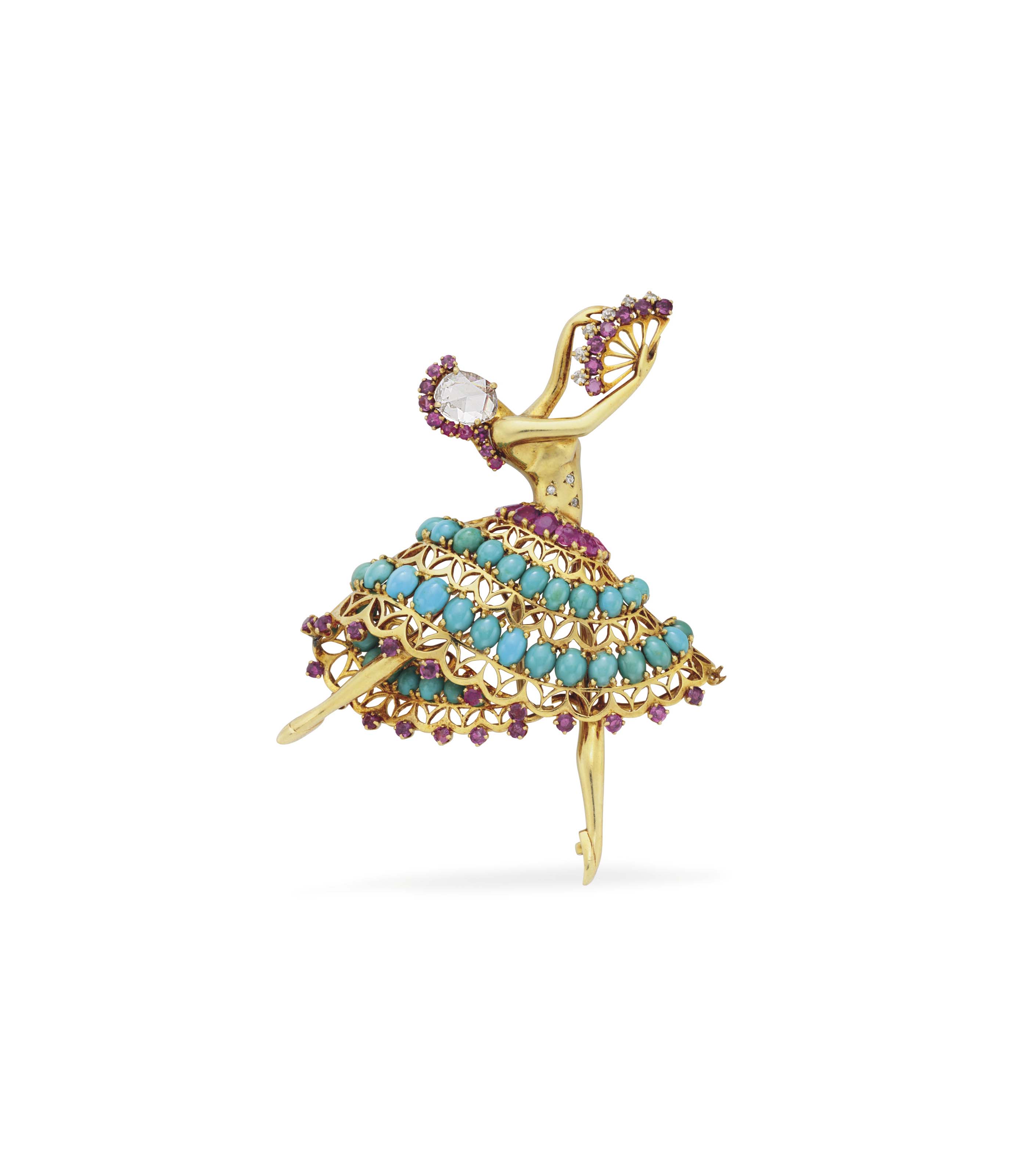 Van cleef & arpels ballerina brooch new arrivals