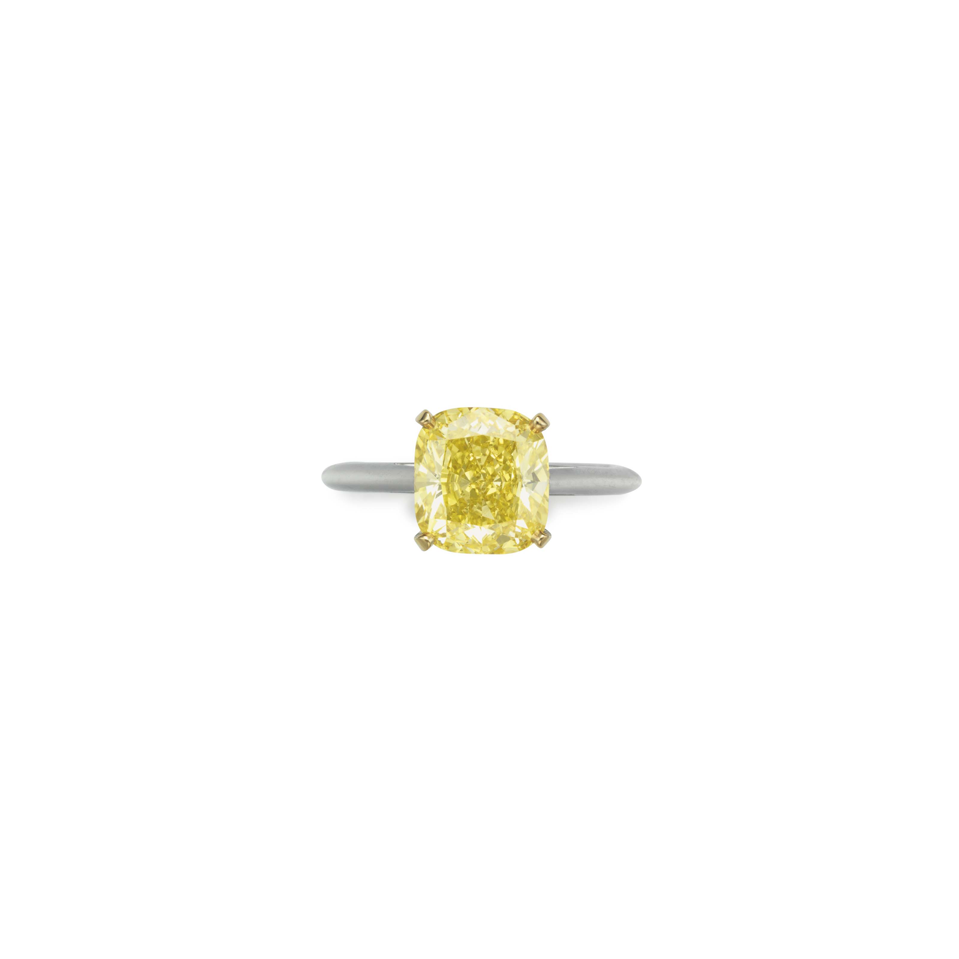 A COLORED DIAMOND RING, BY TIFFANY & CO. Christie's