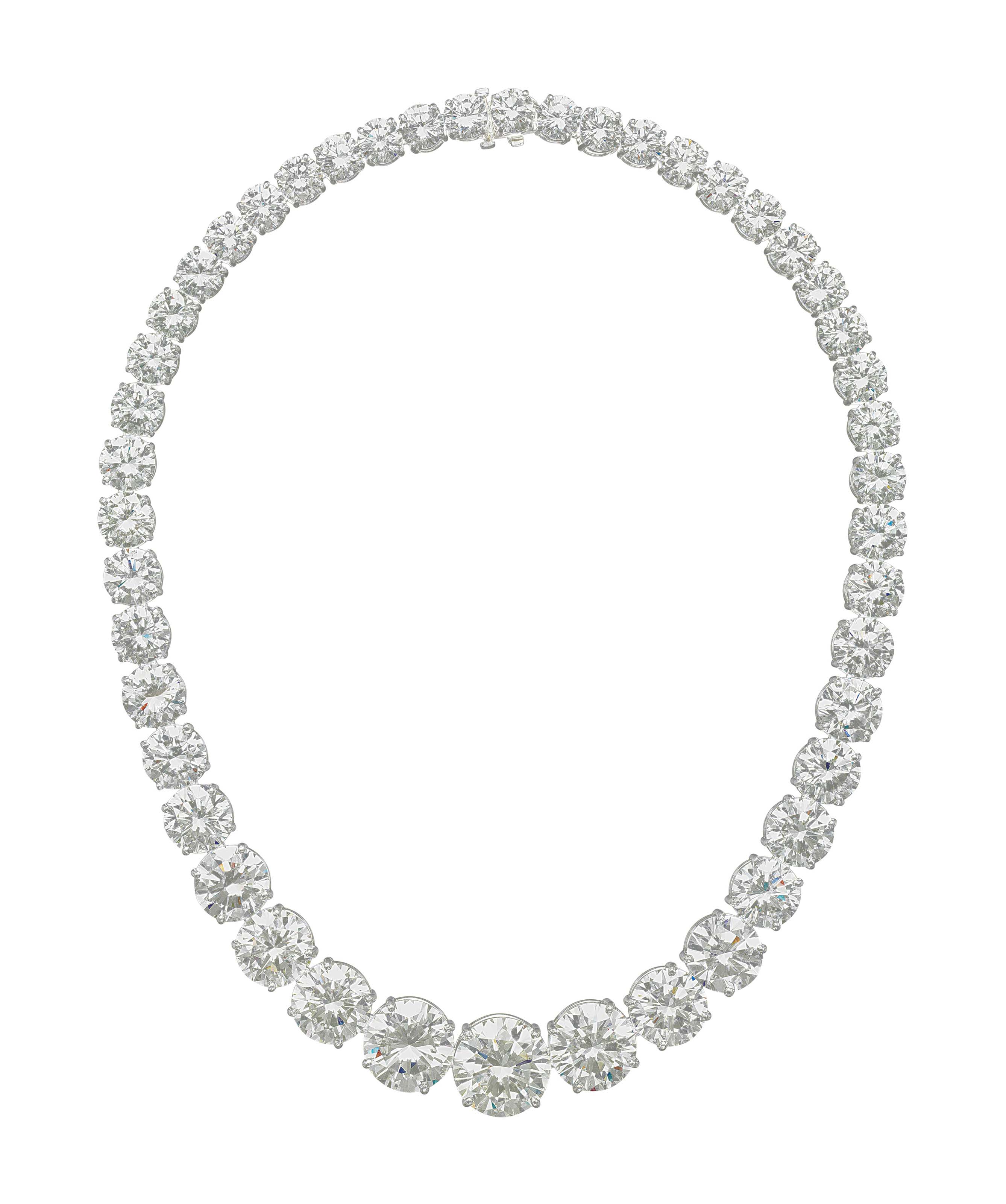 AN IMPORTANT DIAMOND RIVIÈRE NECKLACE Christie's