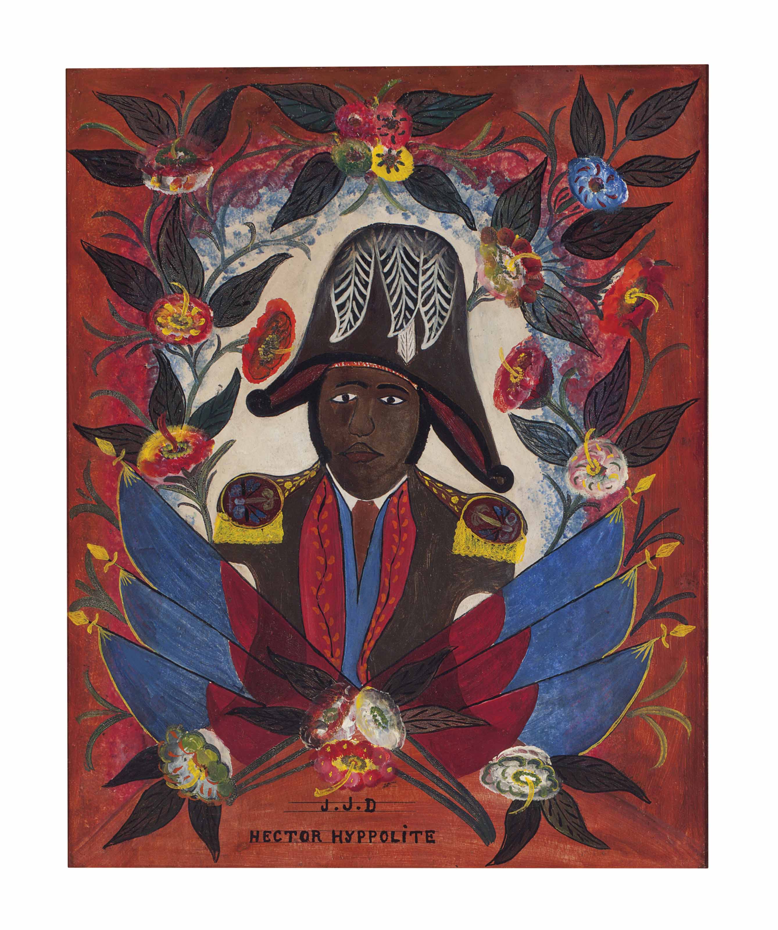 Hector Hyppolite Haitian 1894 1948 Portrait Of Jean Jacques