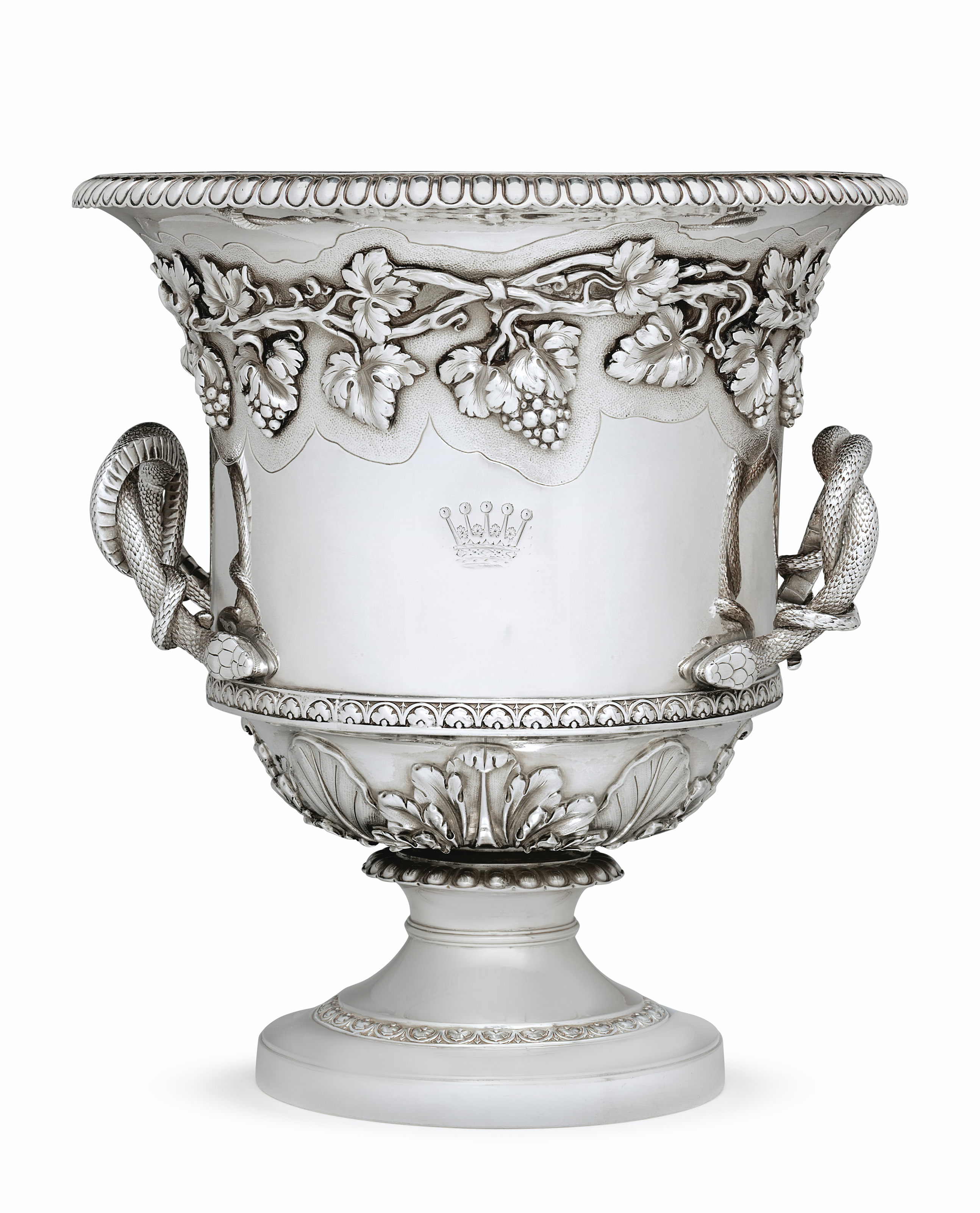 A REGENCY SILVER WINE COOLER