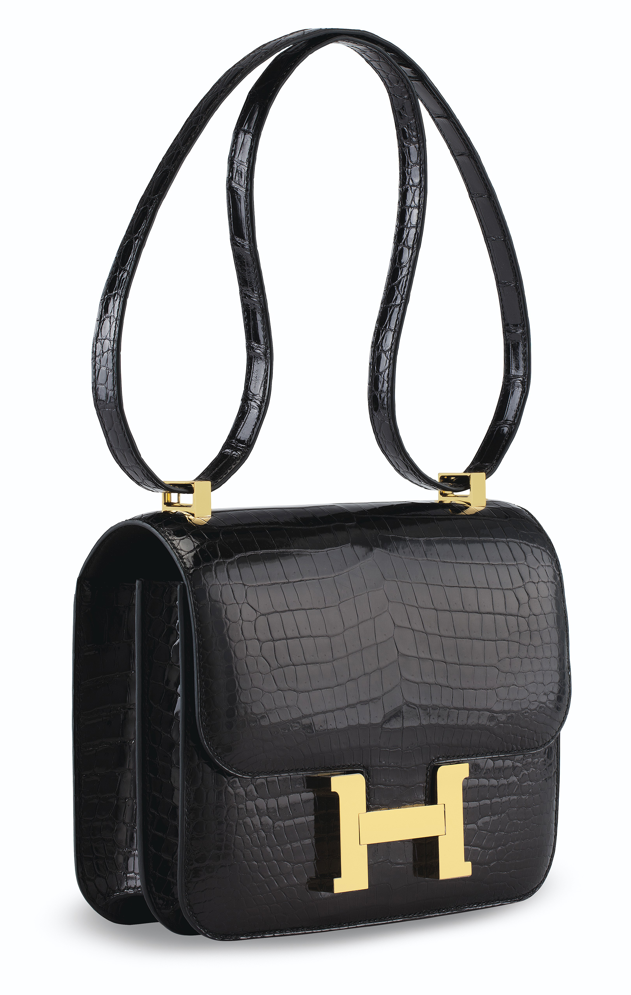 Hermes constance store 24 shiny black