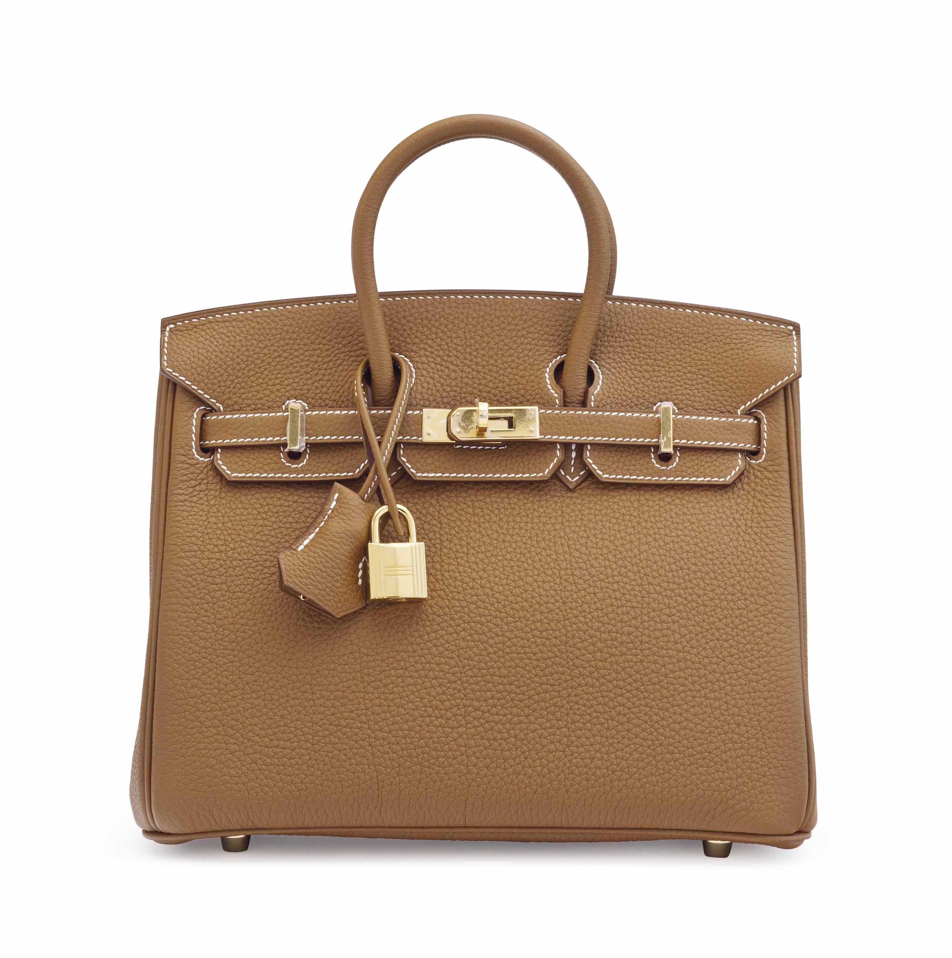 A GOLD TOGO LEATHER BIRKIN 25 WITH GOLD HARDWARE, HERMÈS, 2016 Christie’s