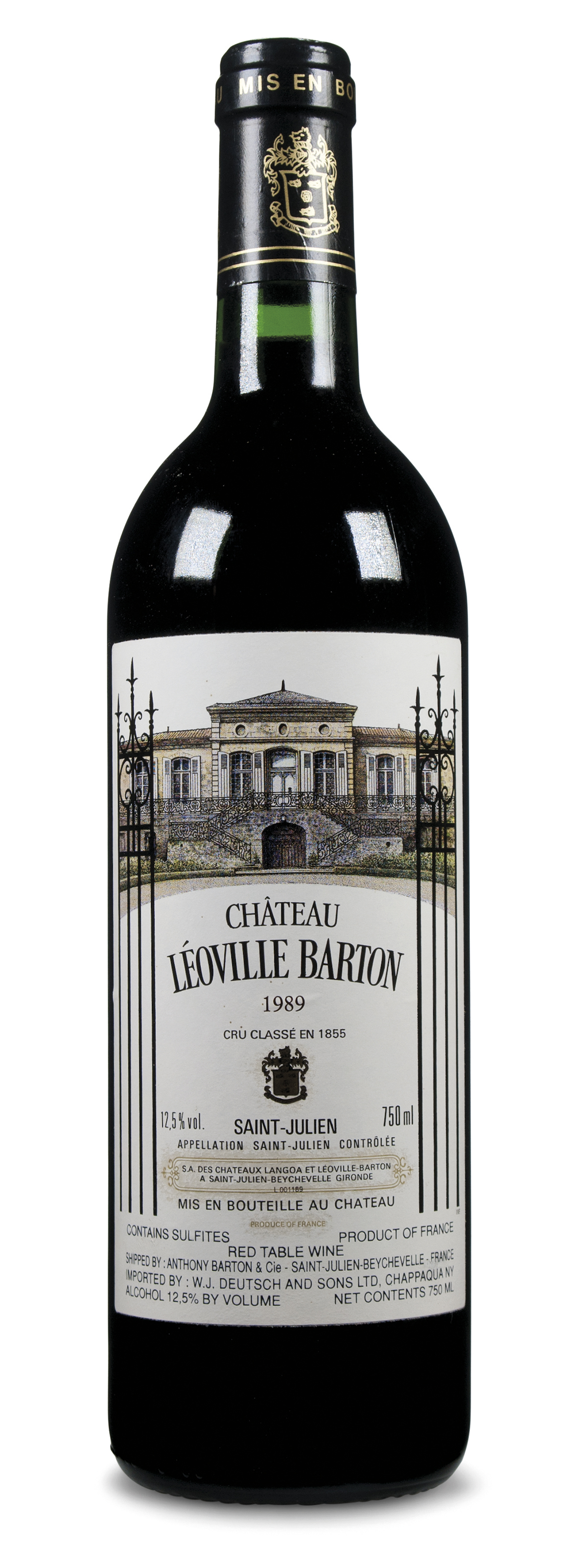 Château LéovilleBarton 1989, SaintJulien, 2ème cru classé Christie’s