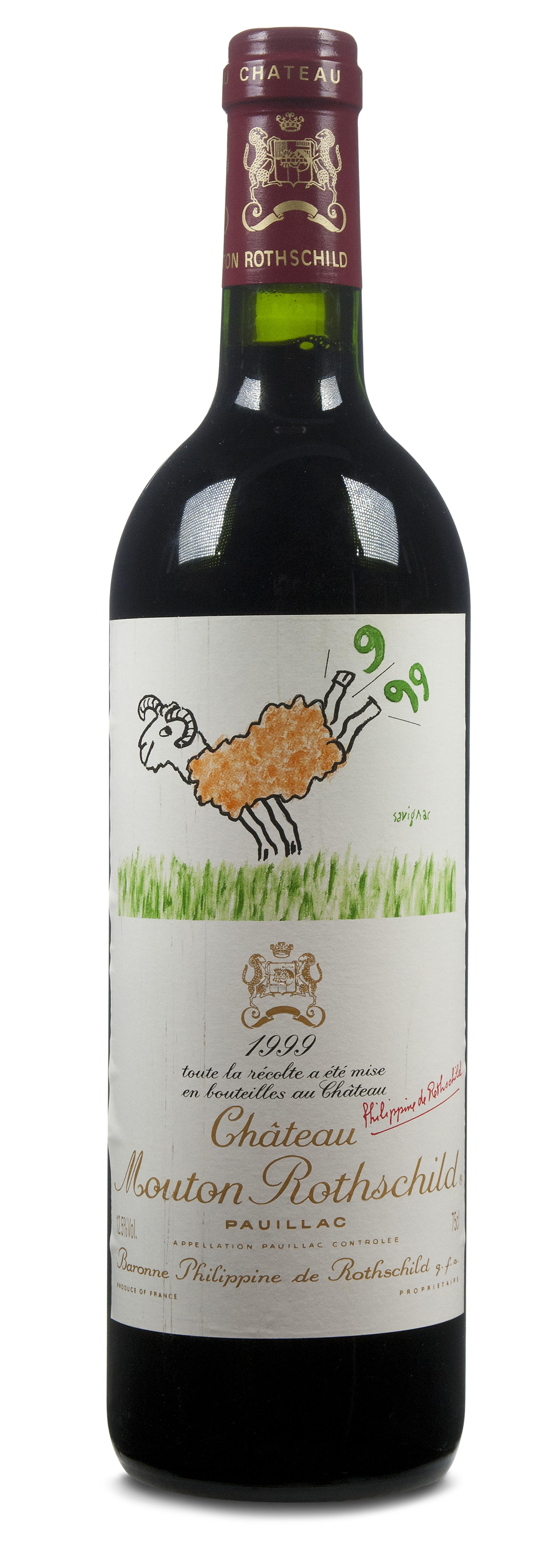 Château MoutonRothschild 1999, Pauillac, 1er cru classé Christie’s