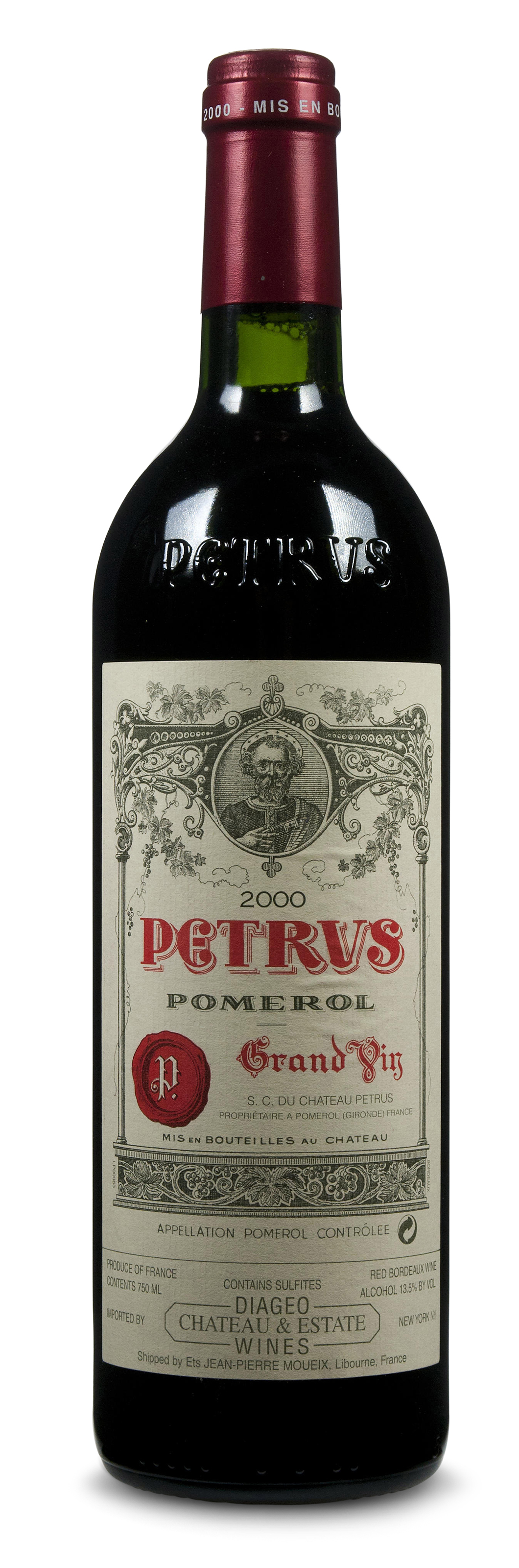 Petrus 2000, Pomerol, cru exceptionnel Christie’s