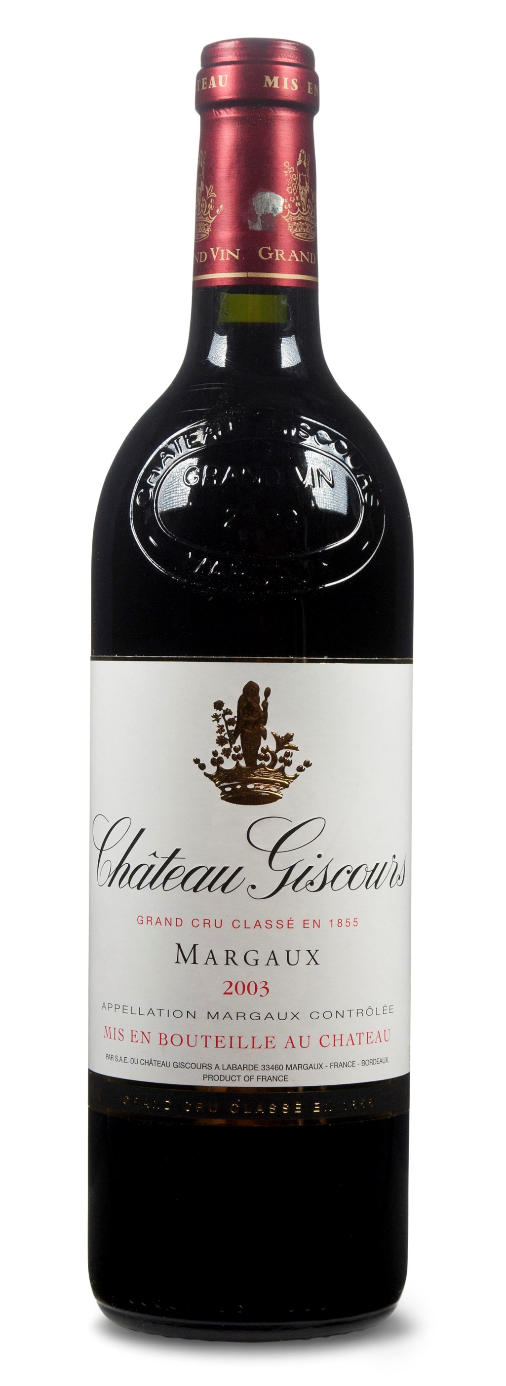 Château Giscours 2003, Labarde (Margaux), 3ème cru classé Christie’s