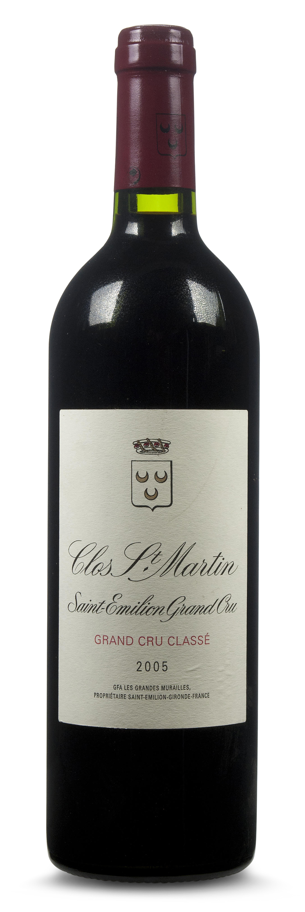 Château Clos Saint-Martin 2005, Saint-Emilion, grand cru | Christie’s