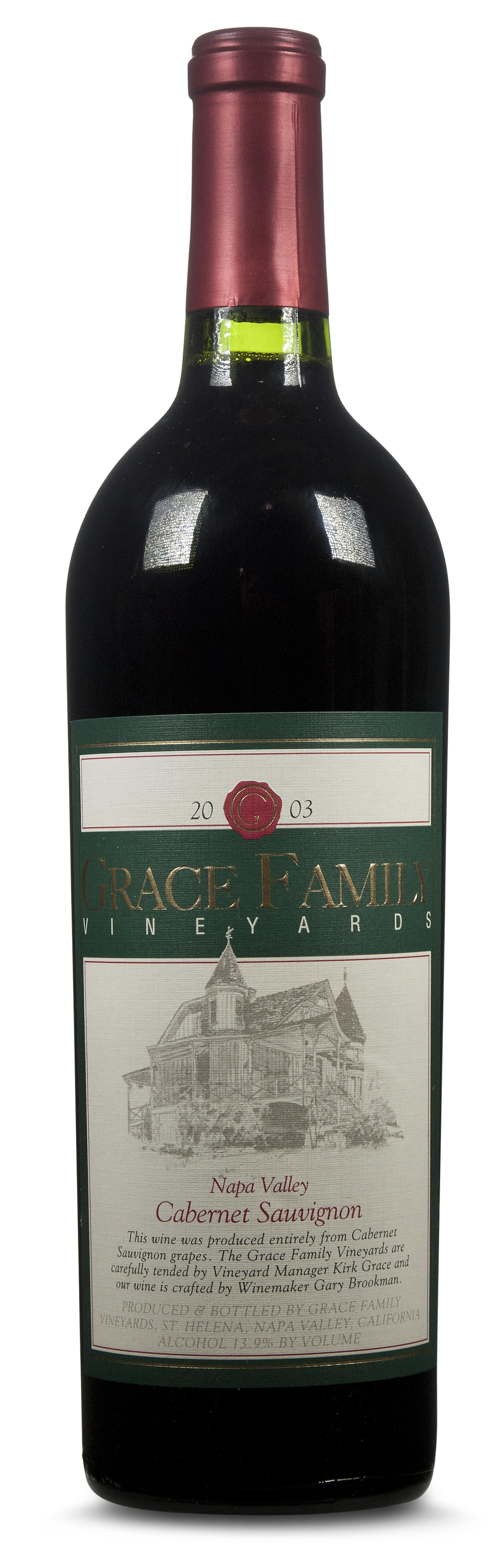 Grace Family, Cabernet Sauvignon 2003, 2006, and 2012, Napa