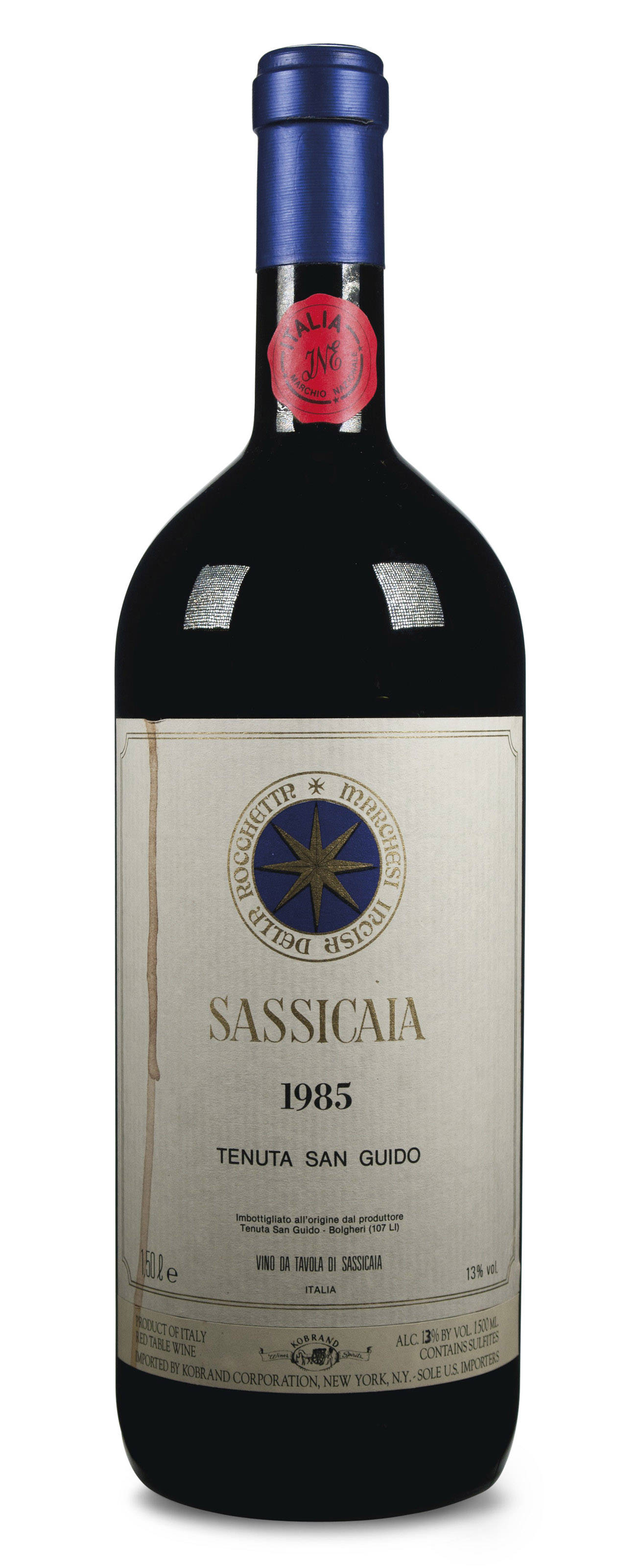 Tenuta San Guido, Sassicaia 1985, Tuscany Christie’s Tenuta San Guido, Sassicaia 1985