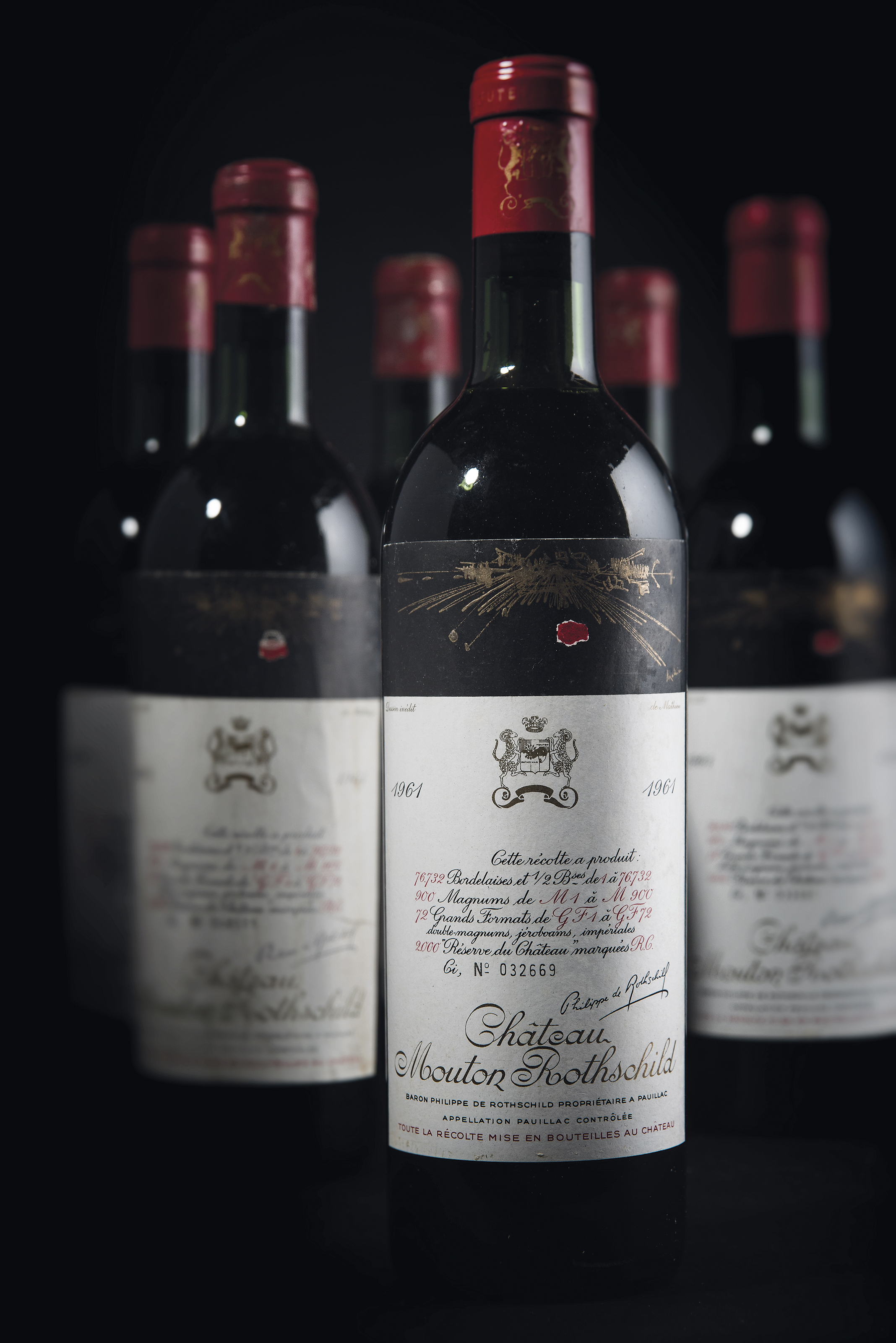 Château Mouton-Rothschild 1961 , 12 bottles per lot | Christie's