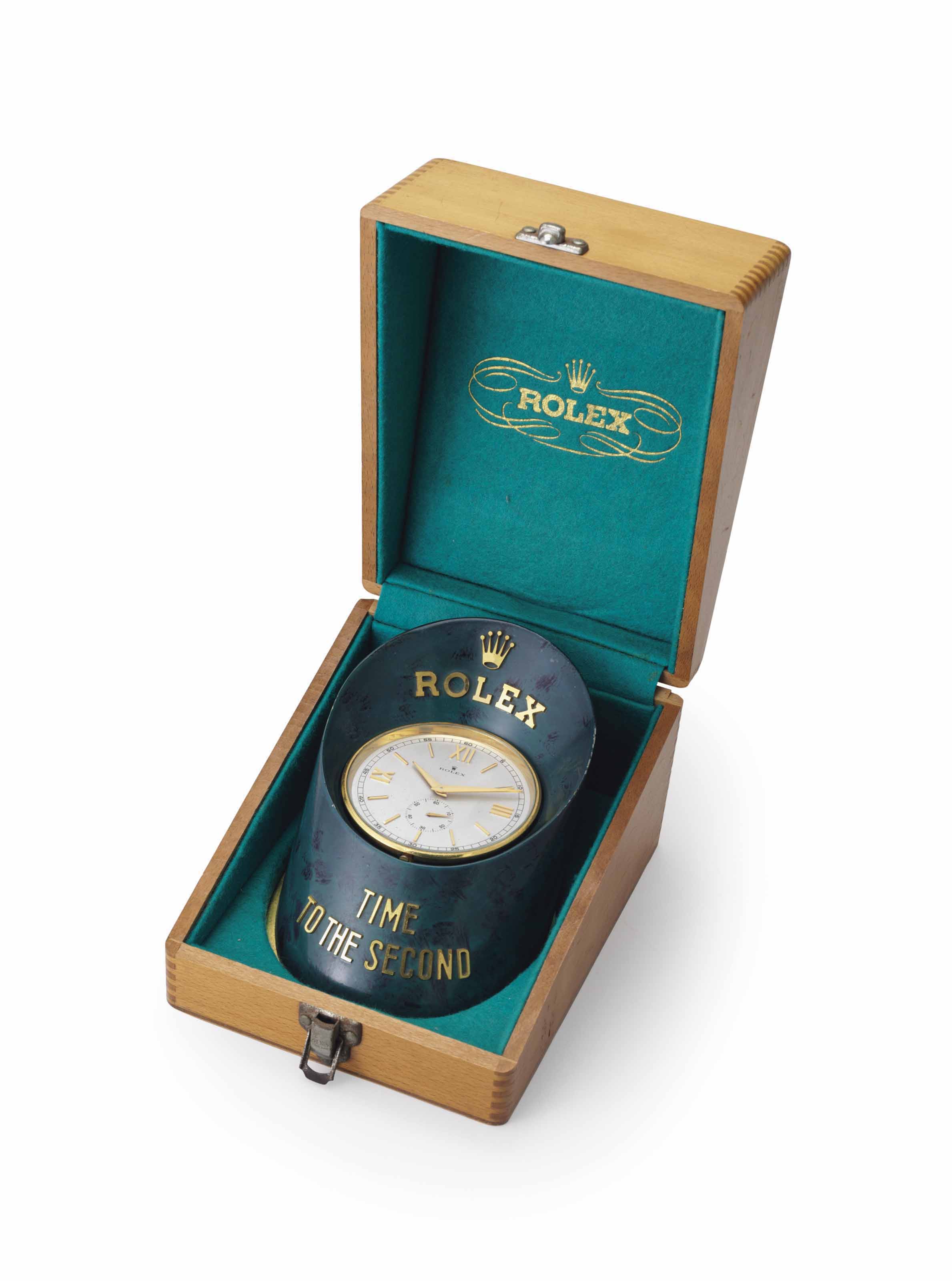 Rolex table clearance clock