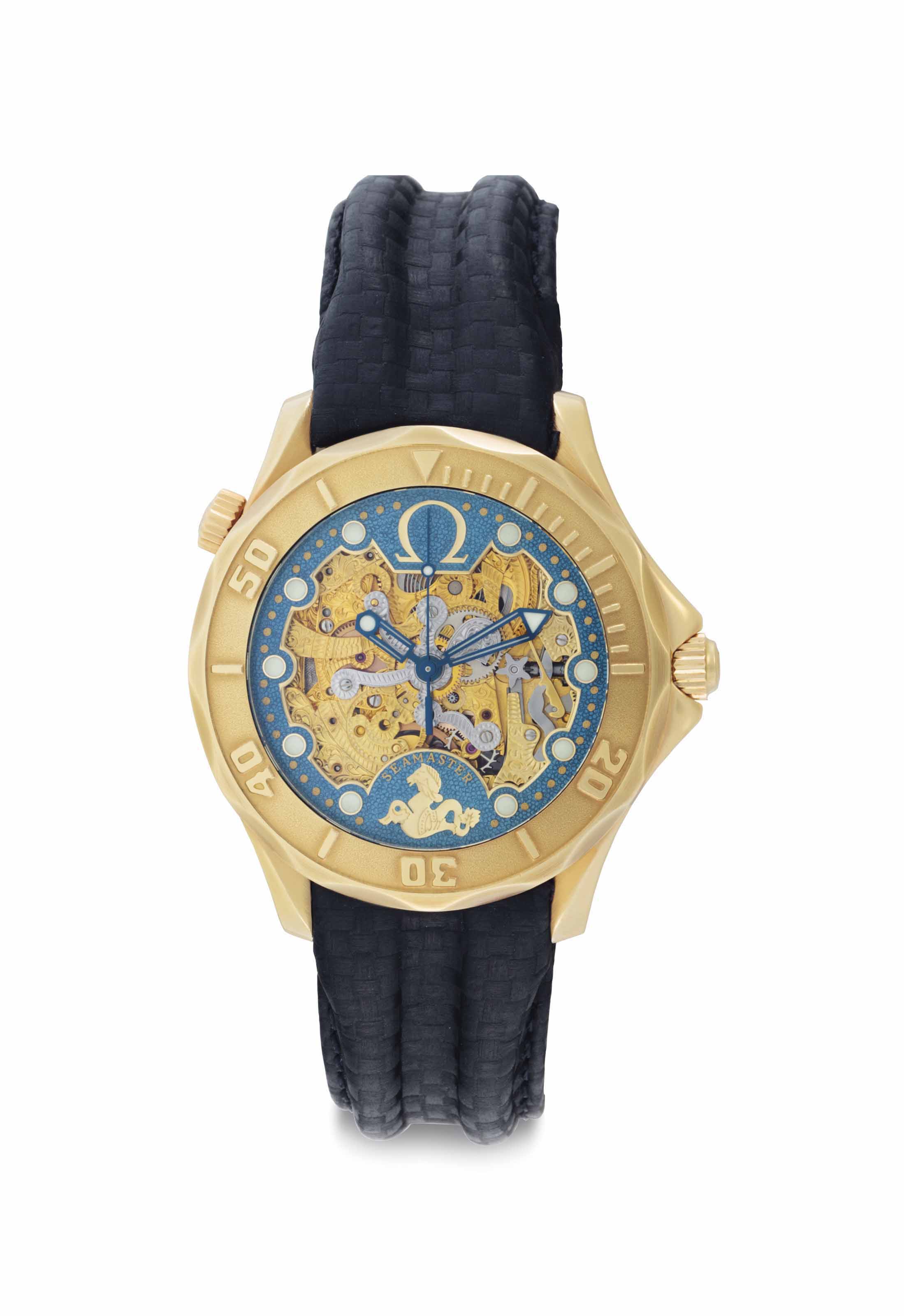 Omega seamaster skeleton clearance