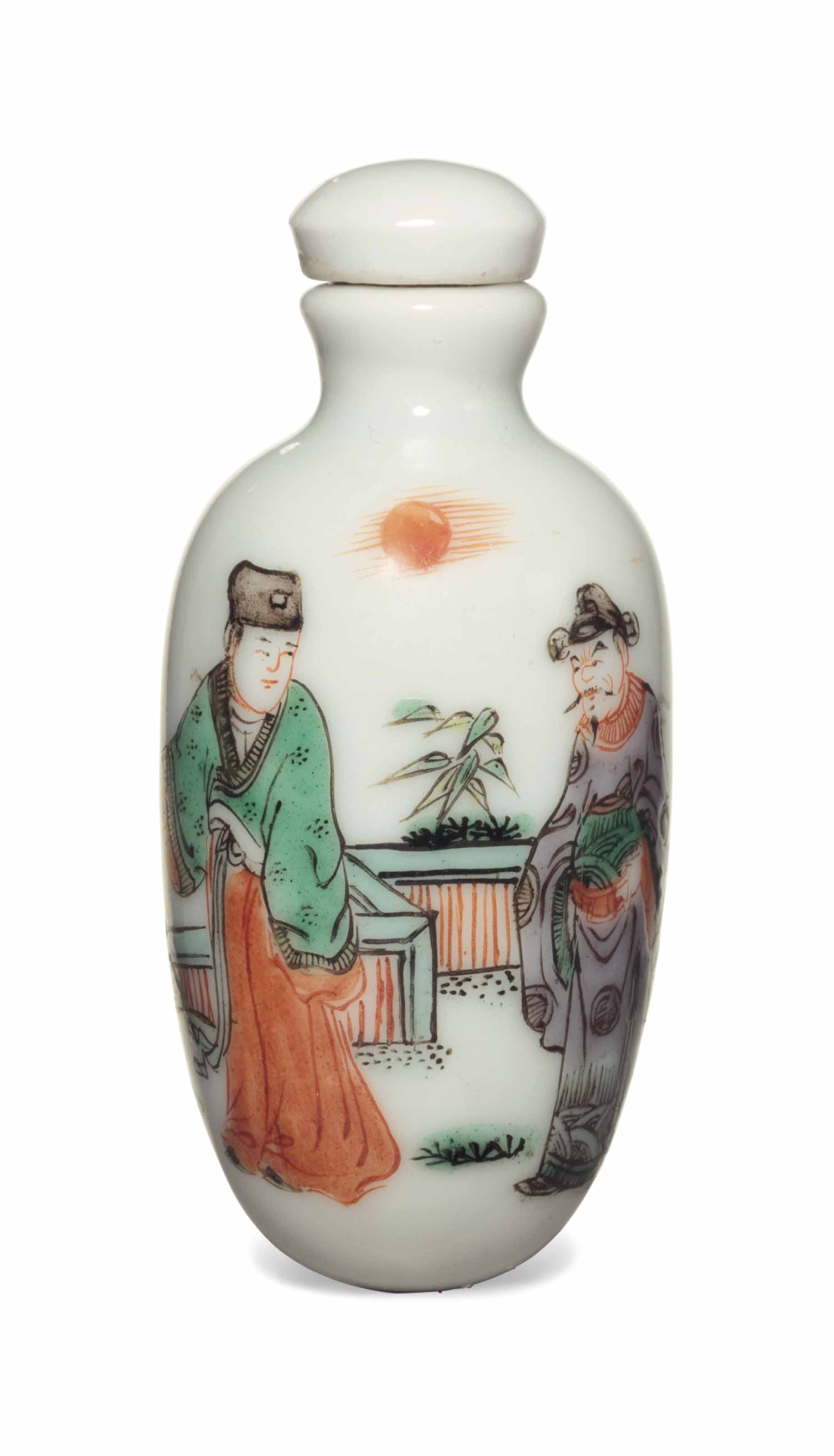A CARVED PINK TOURMALINE SNUFF BOTTLE, 1860-1930 | Christie's