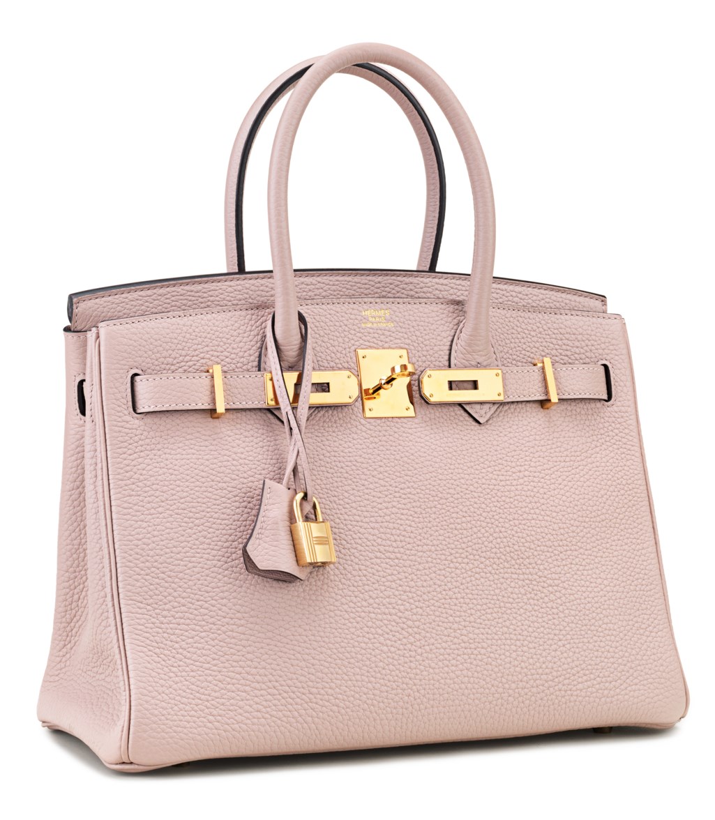 A GLYCINE CLÉMENCE LEATHER BIRKIN 30 WITH GOLD HARDWARE, HERMÈS, 2015