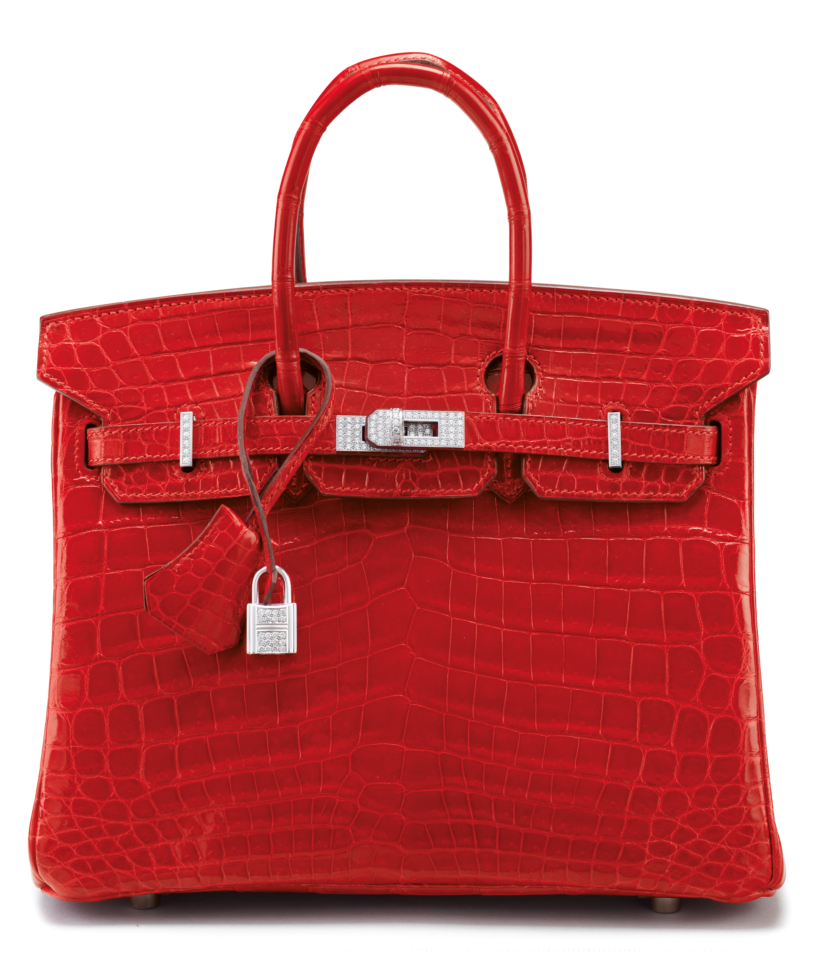 AN EXCEPTIONAL, SHINY BRAISE NILOTICUS CROCODILE DIAMOND