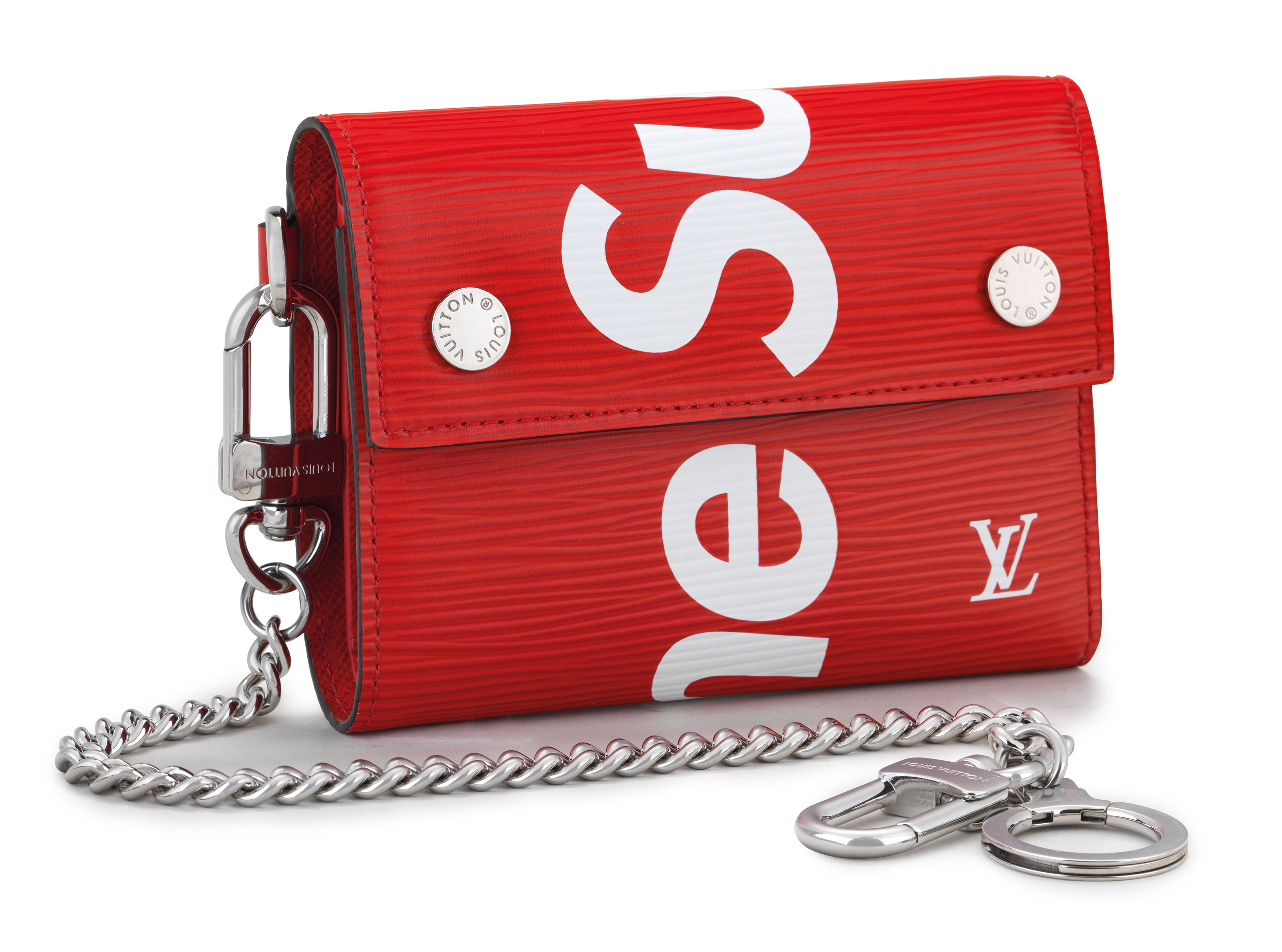 Chain Wallet Red Supreme Wallet Supreme Leather Goods Consisting