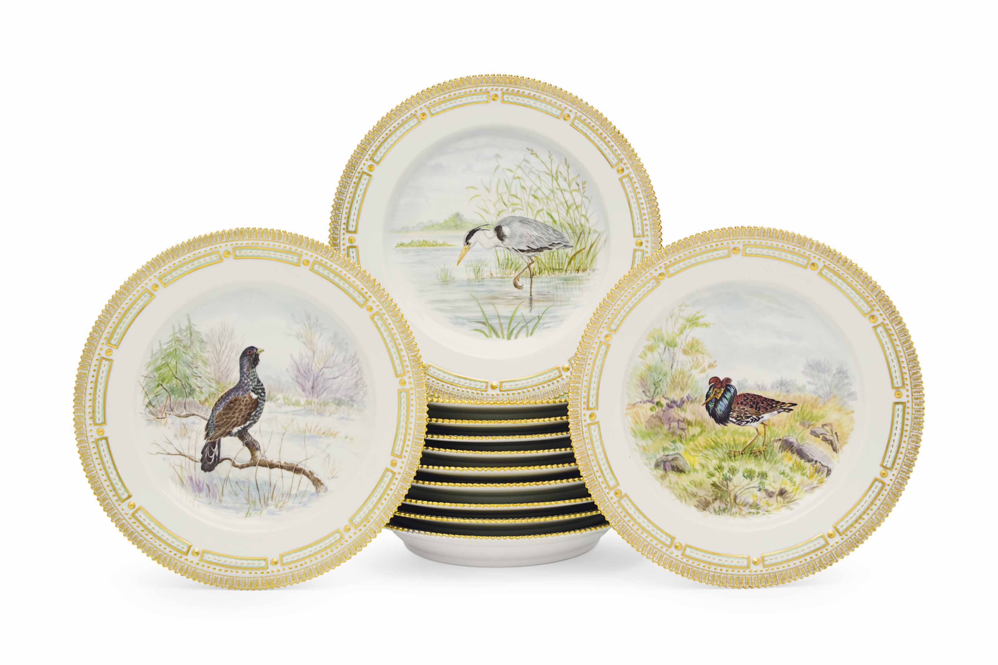 イギリス　Davenport 伊万里パターンのC&S A DAVENPORT STONE CHINA IMARI PATTERN PART DINNER AND DESSERT