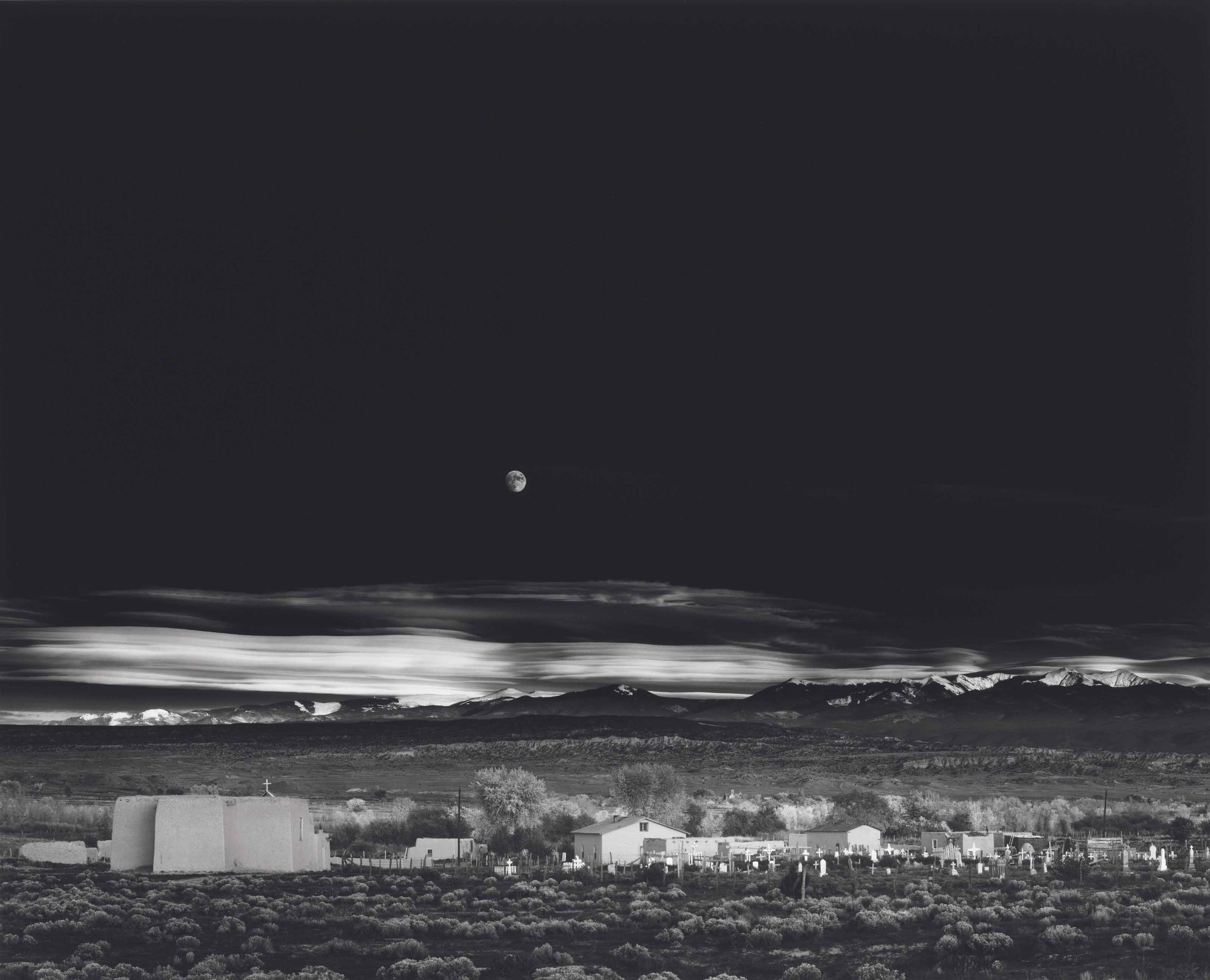 ANSEL ADAMS (19021984) , Moonrise, Hernandez, New Mexico