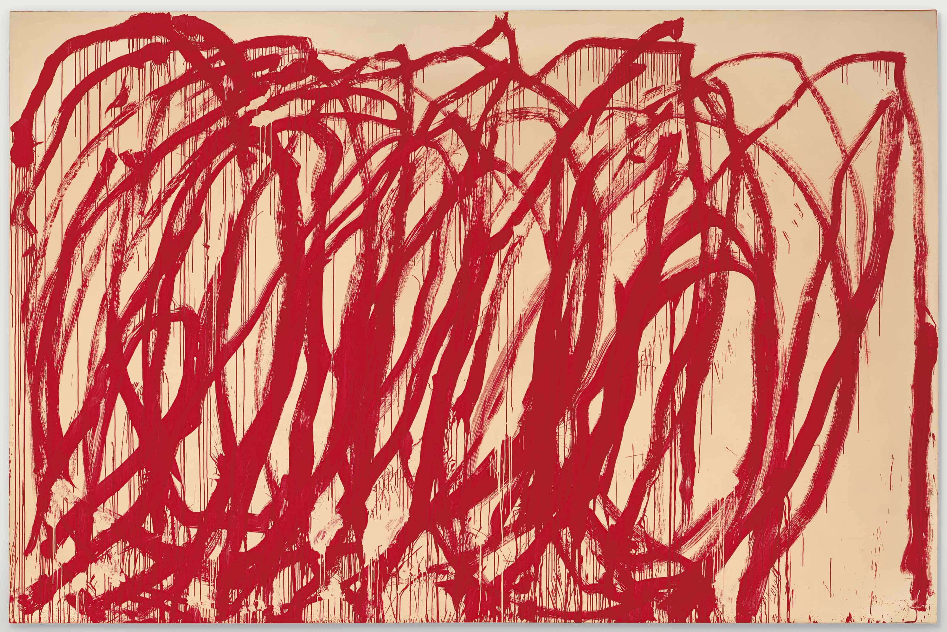 The largest work in Cy Twombly's legendary Bacchus series | Christie's