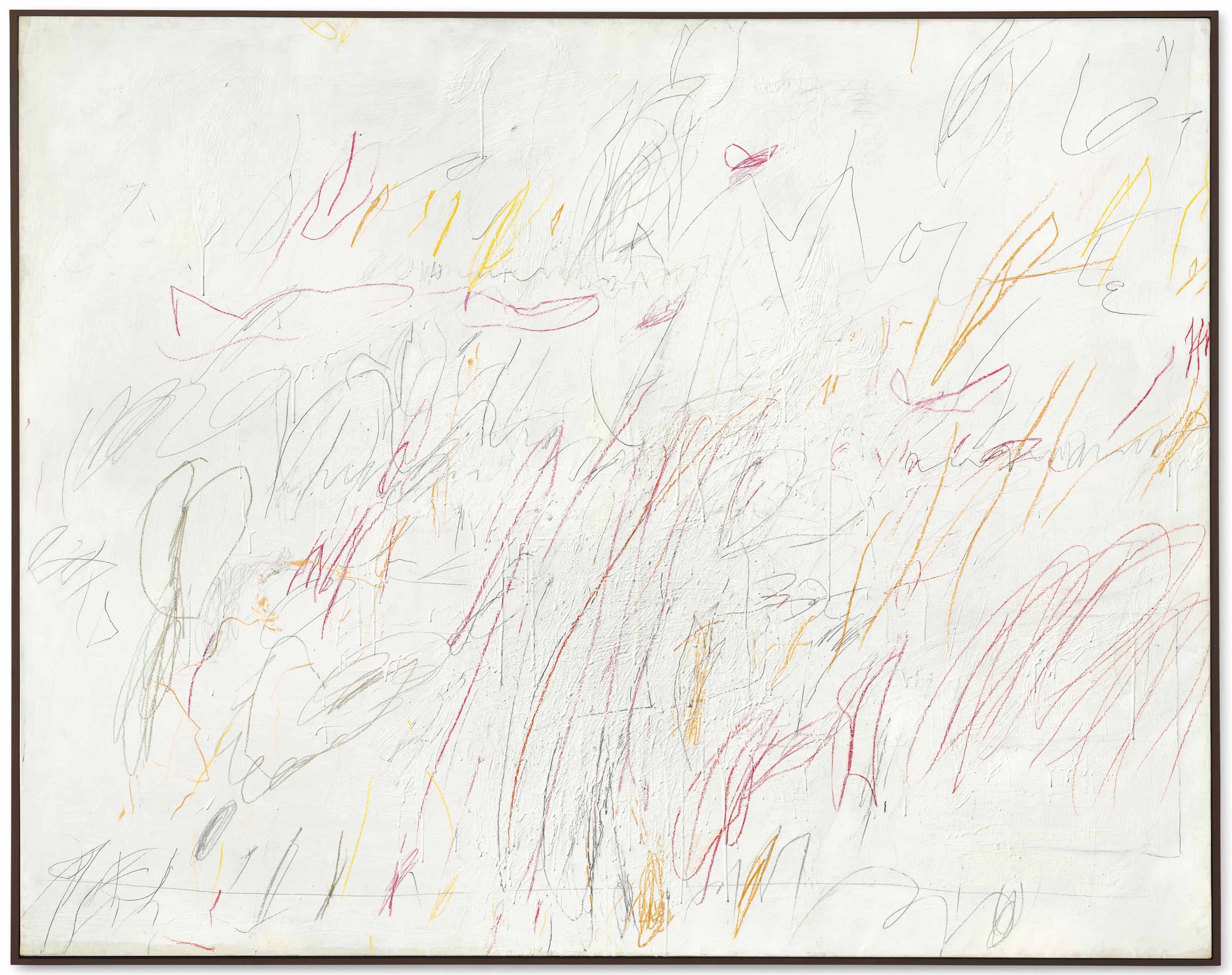Cy Twombly: upcoming auctions, appraisal insights and free art price ...