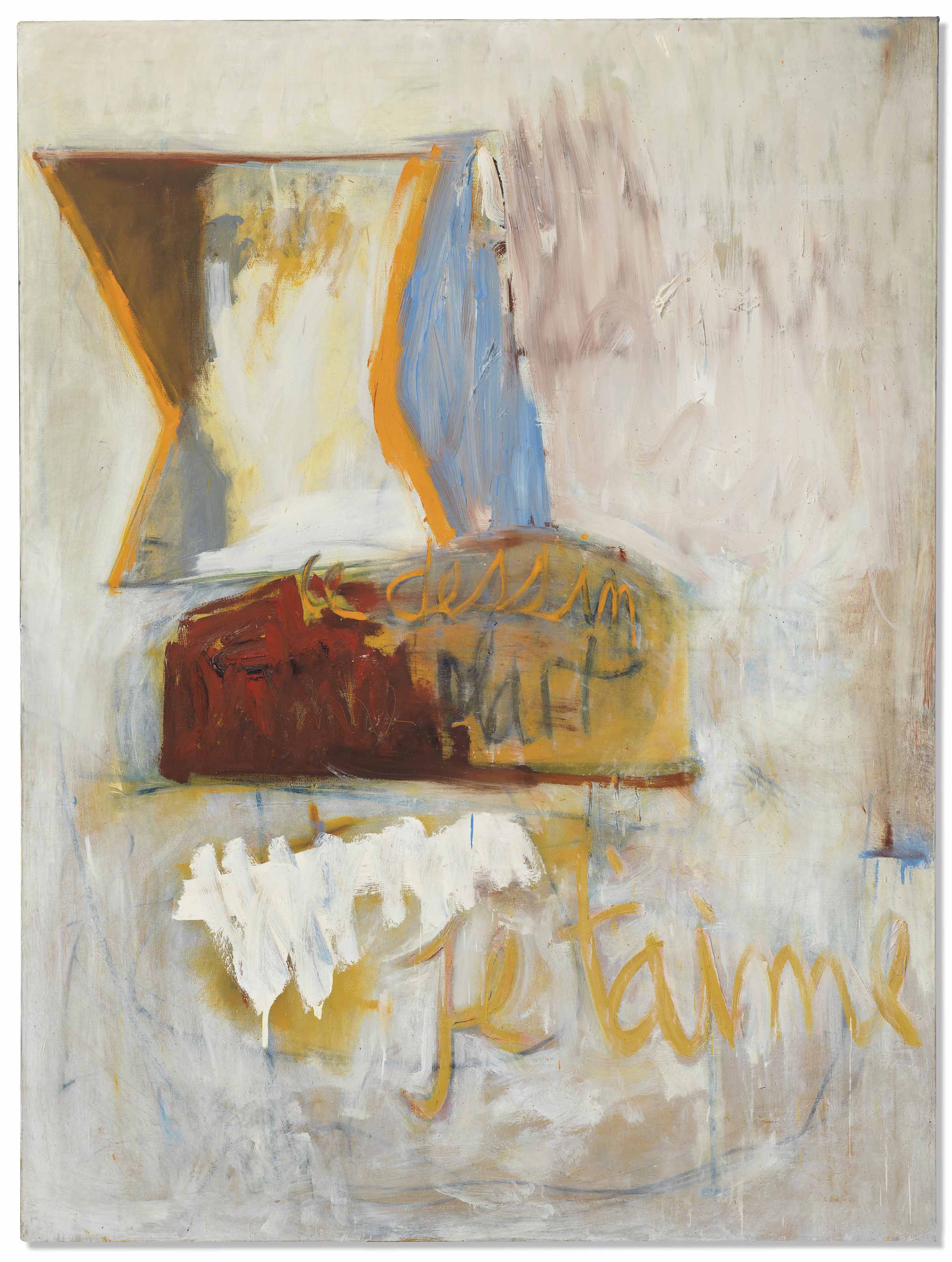 Robert Motherwell (19151991) , Je t'aime No. III with Loaf of Bread