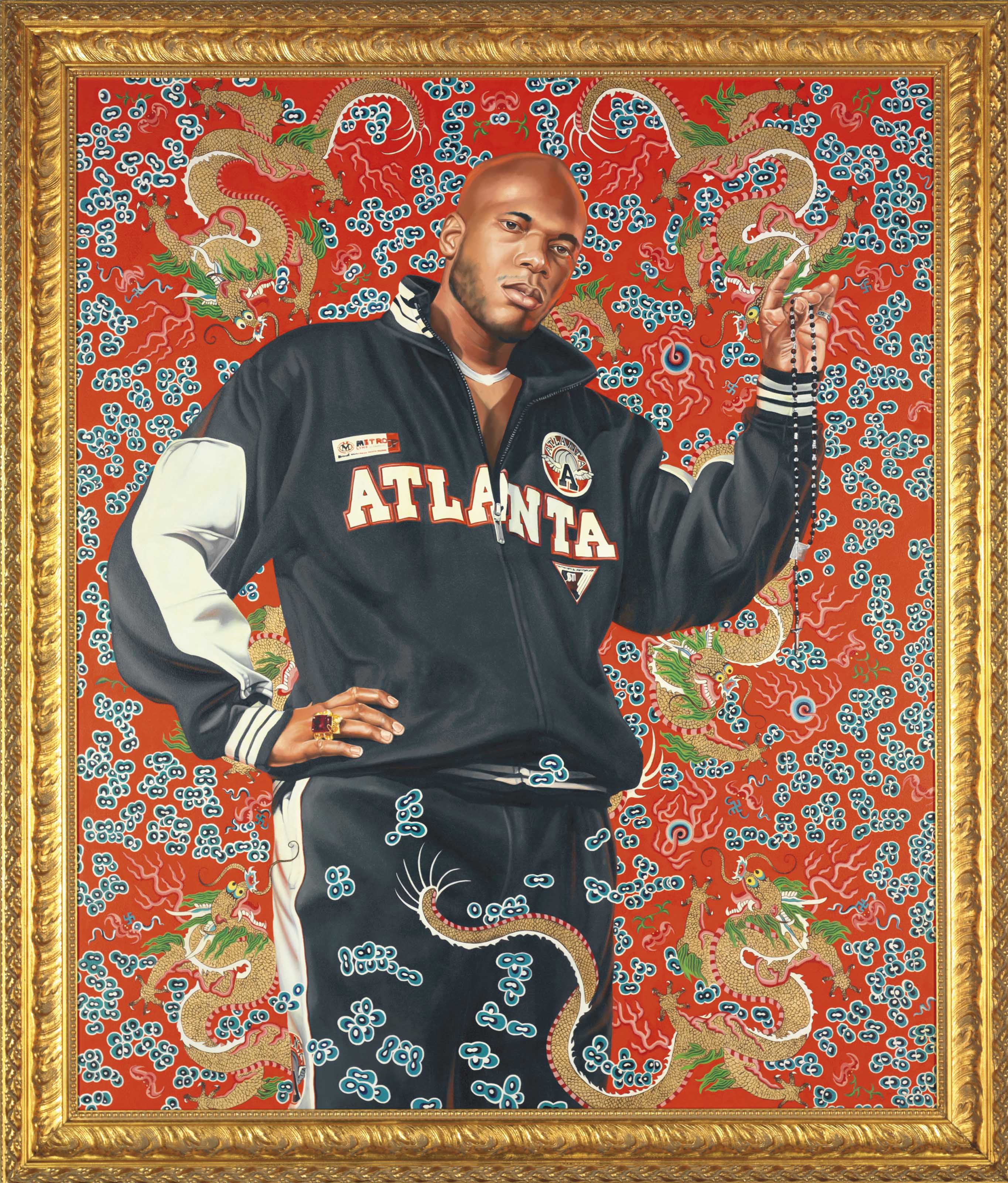 Kehinde Wiley (b. 1977) , Madonna of the Rosary II