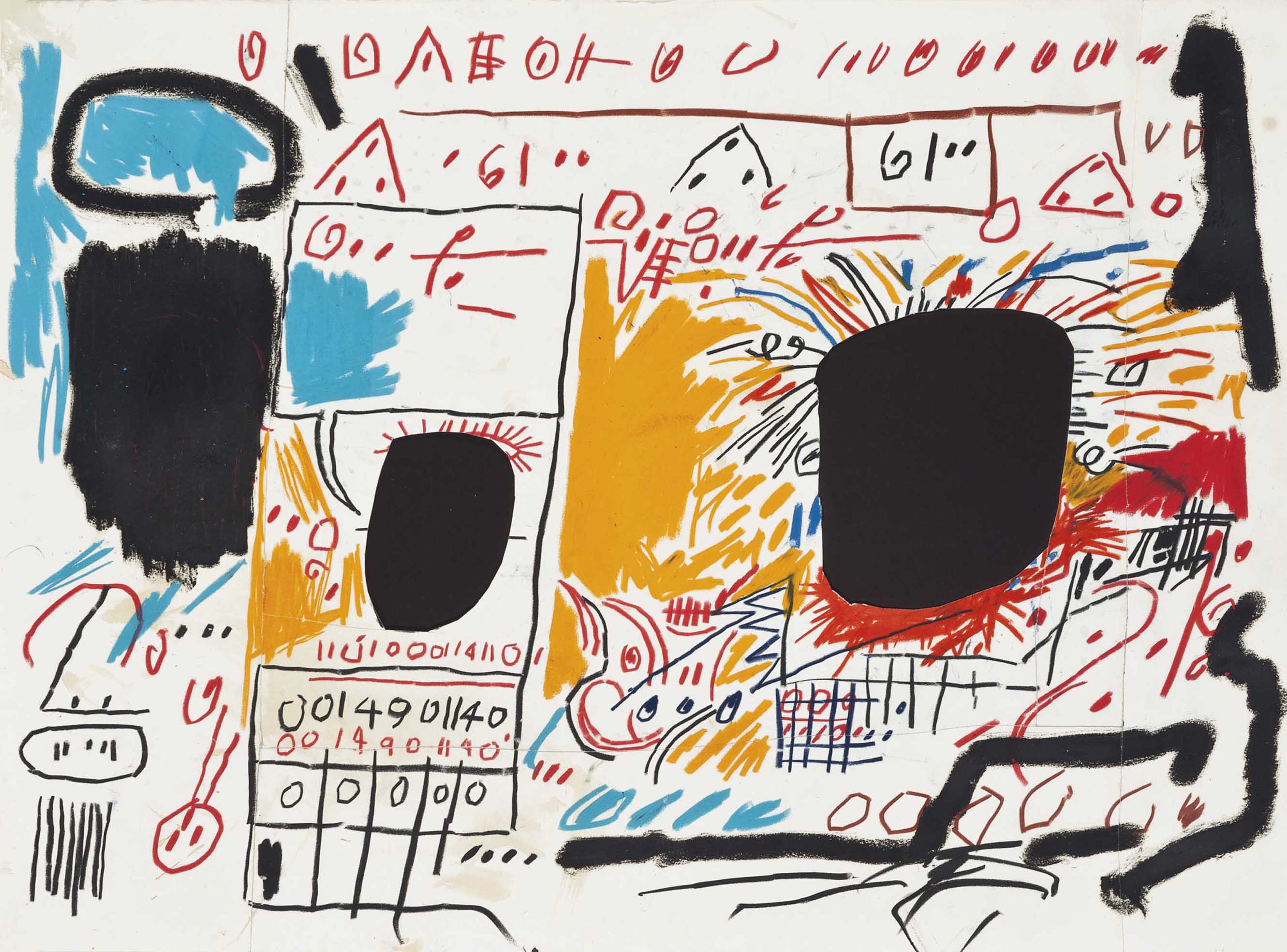 Jean-Michel Basquiat (1960-1988) , Untitled (Scoreboard) | Christie's