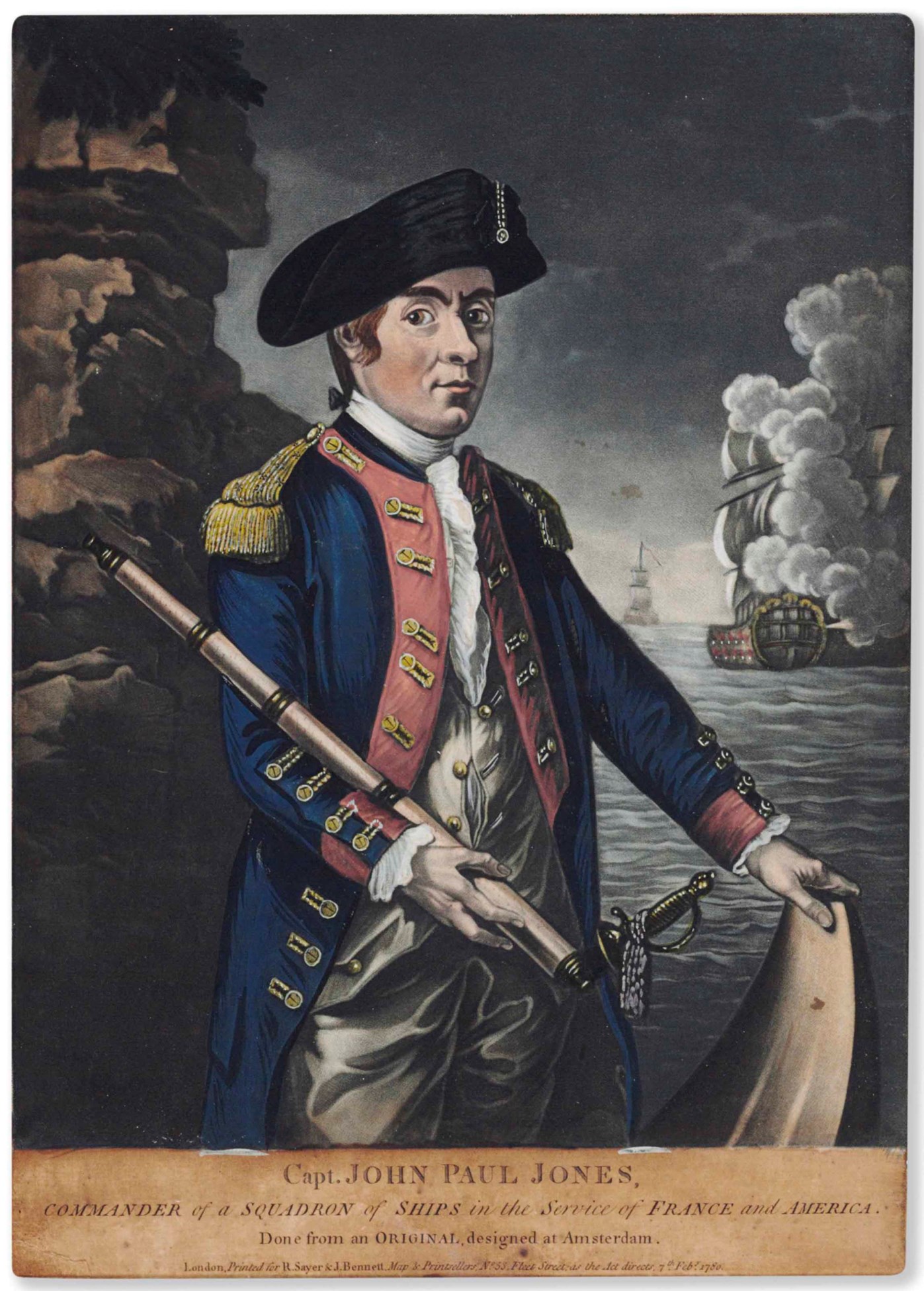 AMERICAN REVOLUTION - ANONYMOUS. Capt. John Paul Jones. Commander of a ...
