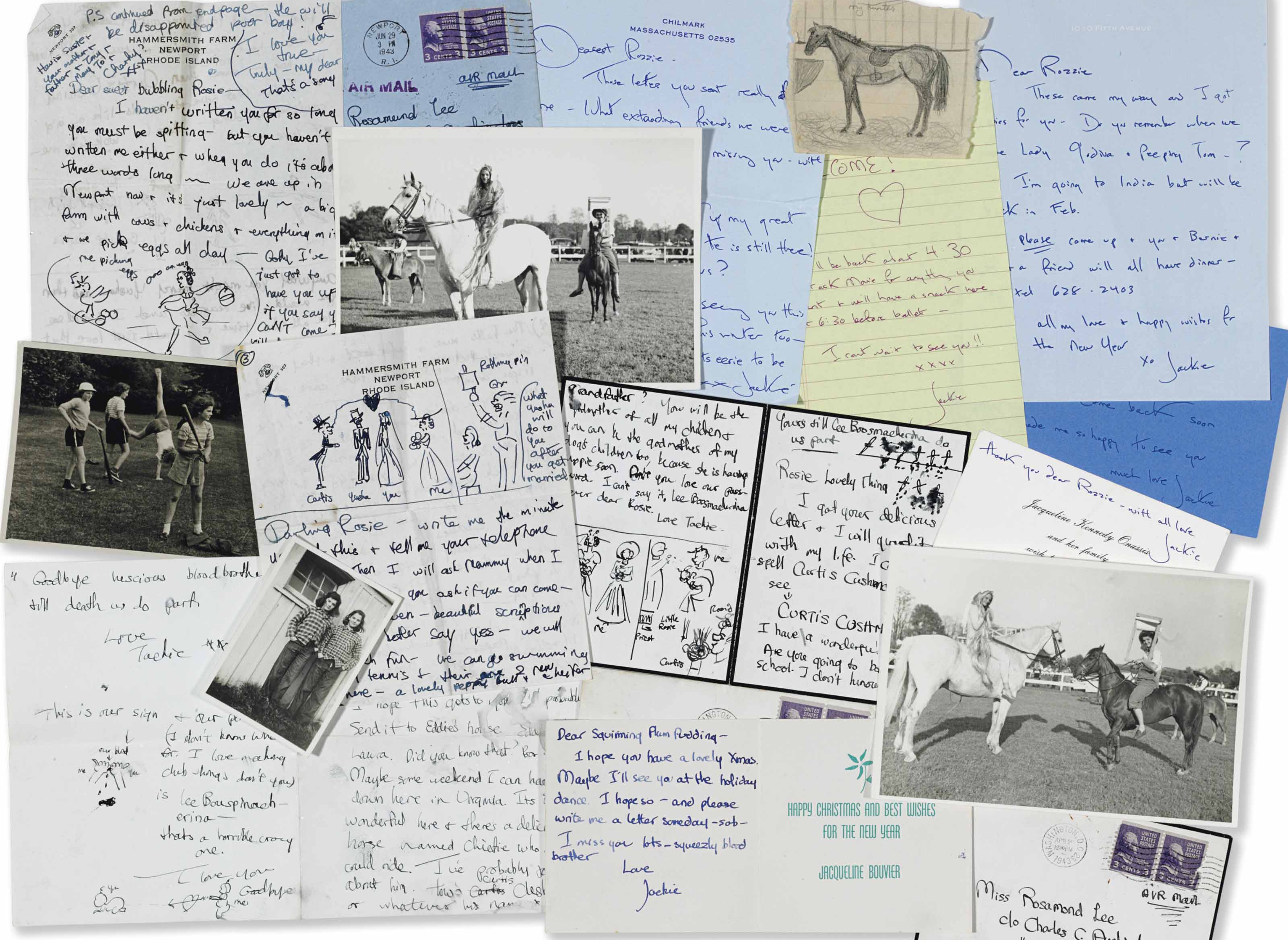Kennedy Onassis, Jacqueline Bouvier (1929-1994). Autograph letters.&nbsp;Estimate: $20,000-30,000. This lot is offered in Fine Printed Books and Manuscripts Including Americana on 5 December 2017  at Christie&rsquo;s in New York
