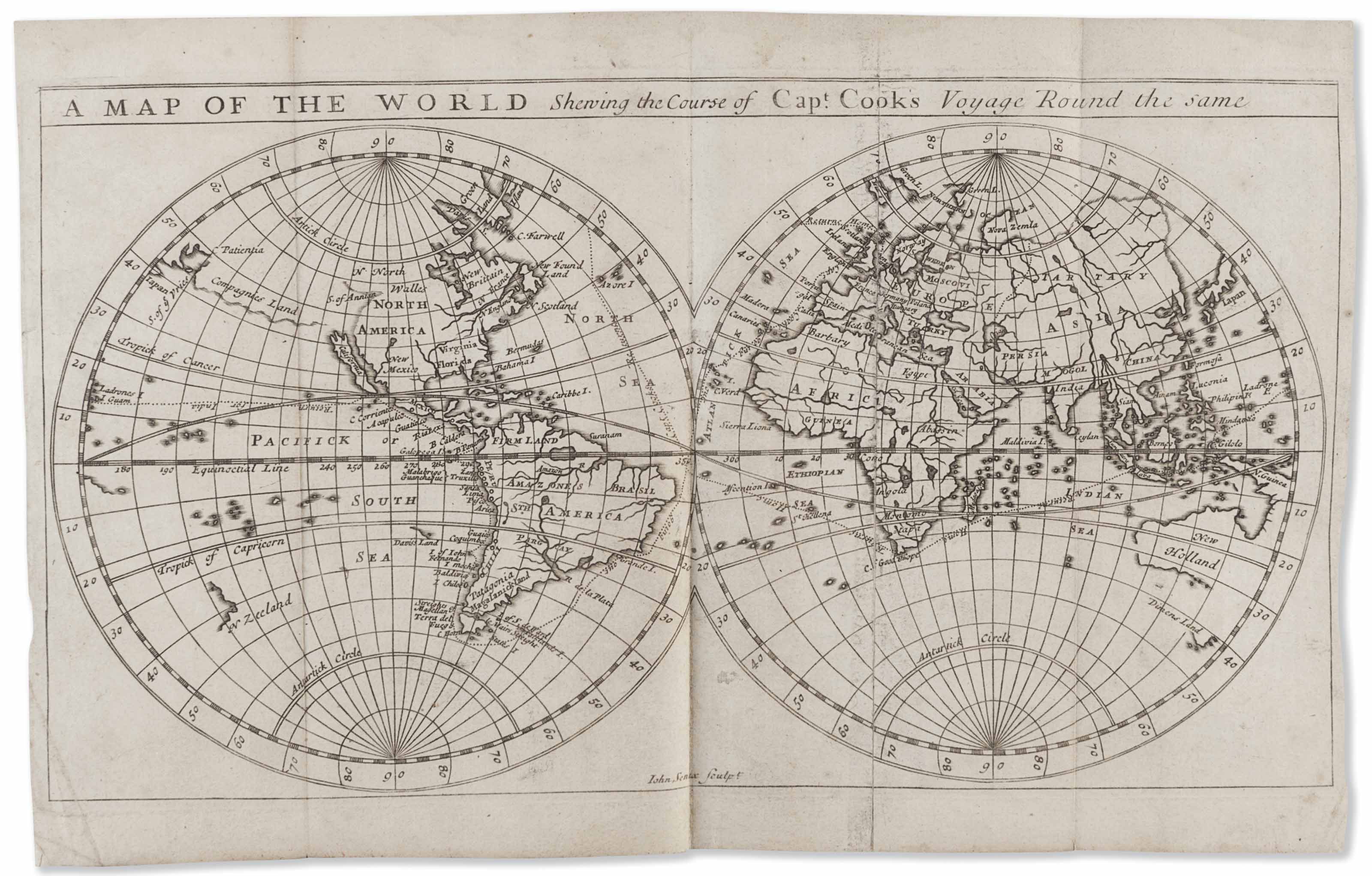 Cooke, Edward (Fl.1710). A Voyage To The South Sea, And Round The World, Perform'd In The Years 1708, 1709, 1710, And 1711 . Wherein An Account Is Given Of Mr Alexander Selkirk .