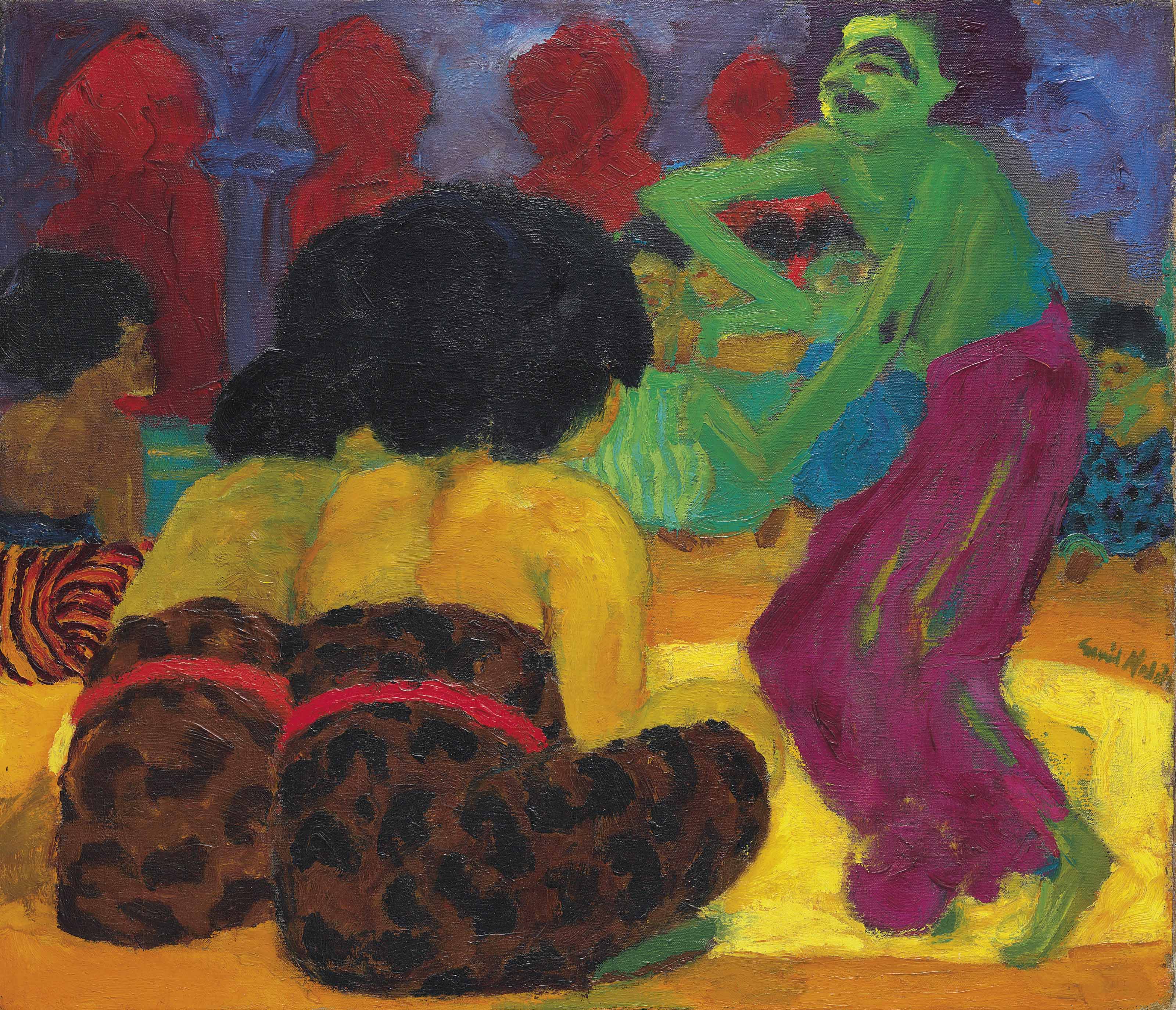 Emil Nolde 1867 1956 Indische Tnzerin 20th Century Paintings
