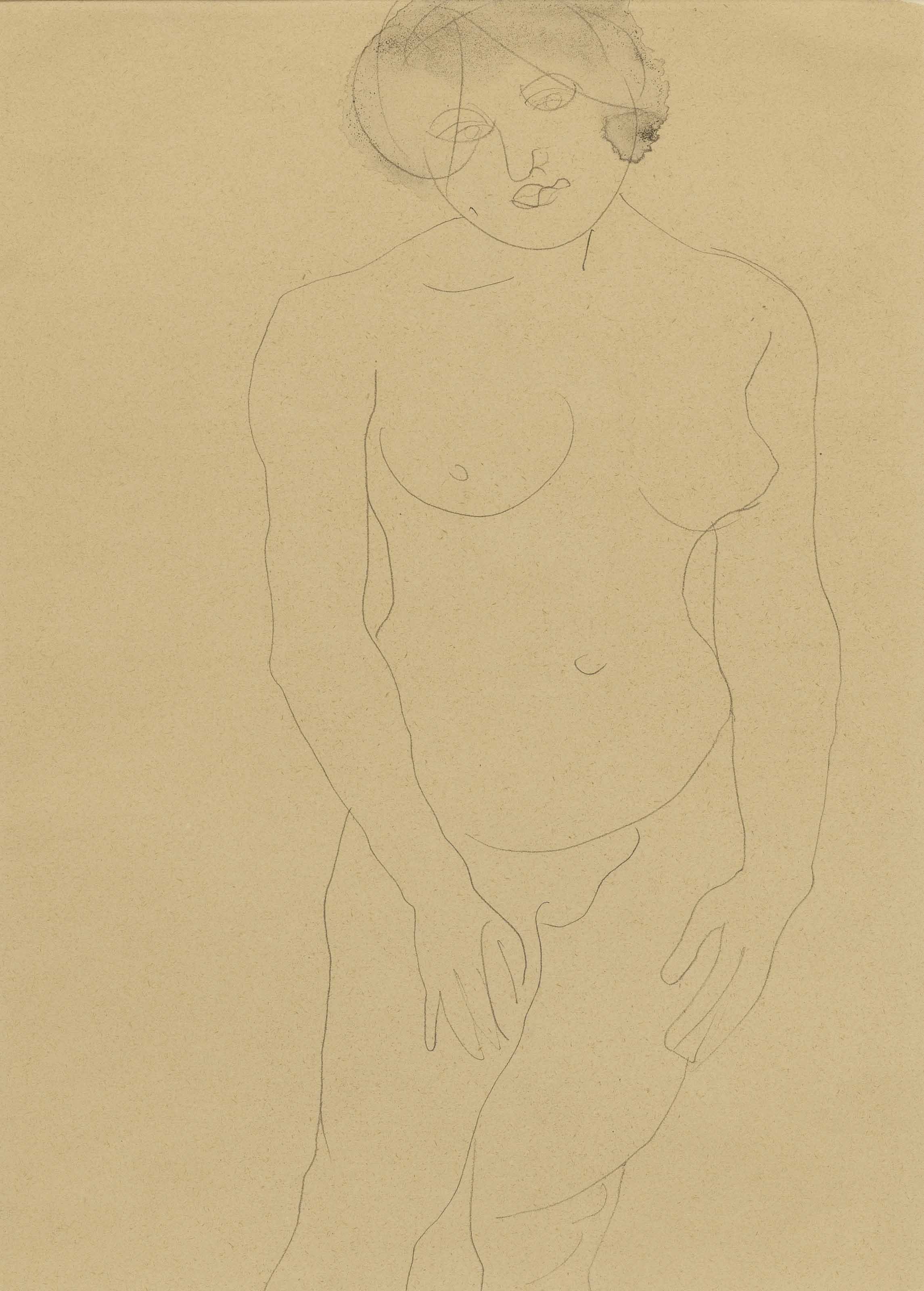 Femme nue debout