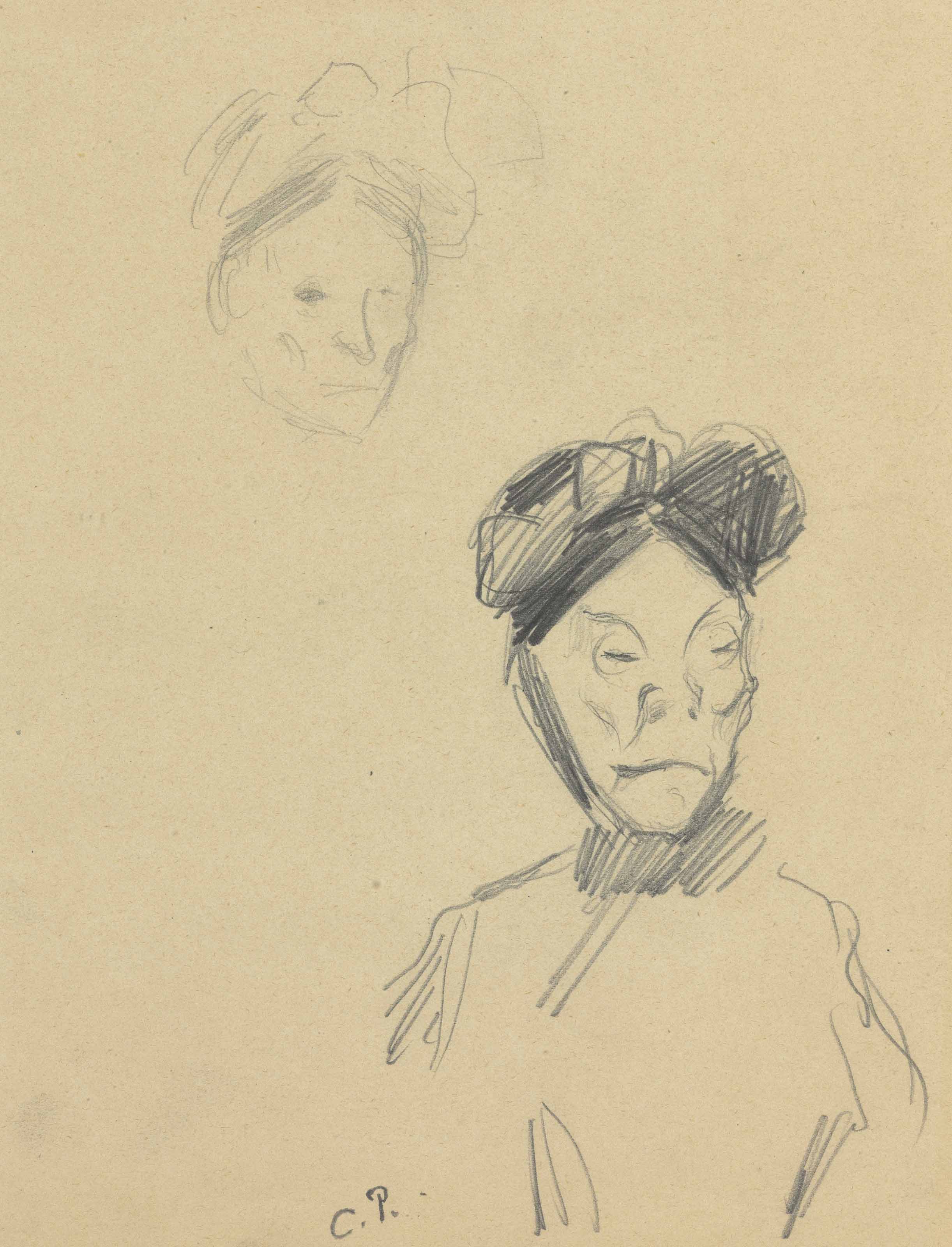 Etudes de vieille femme