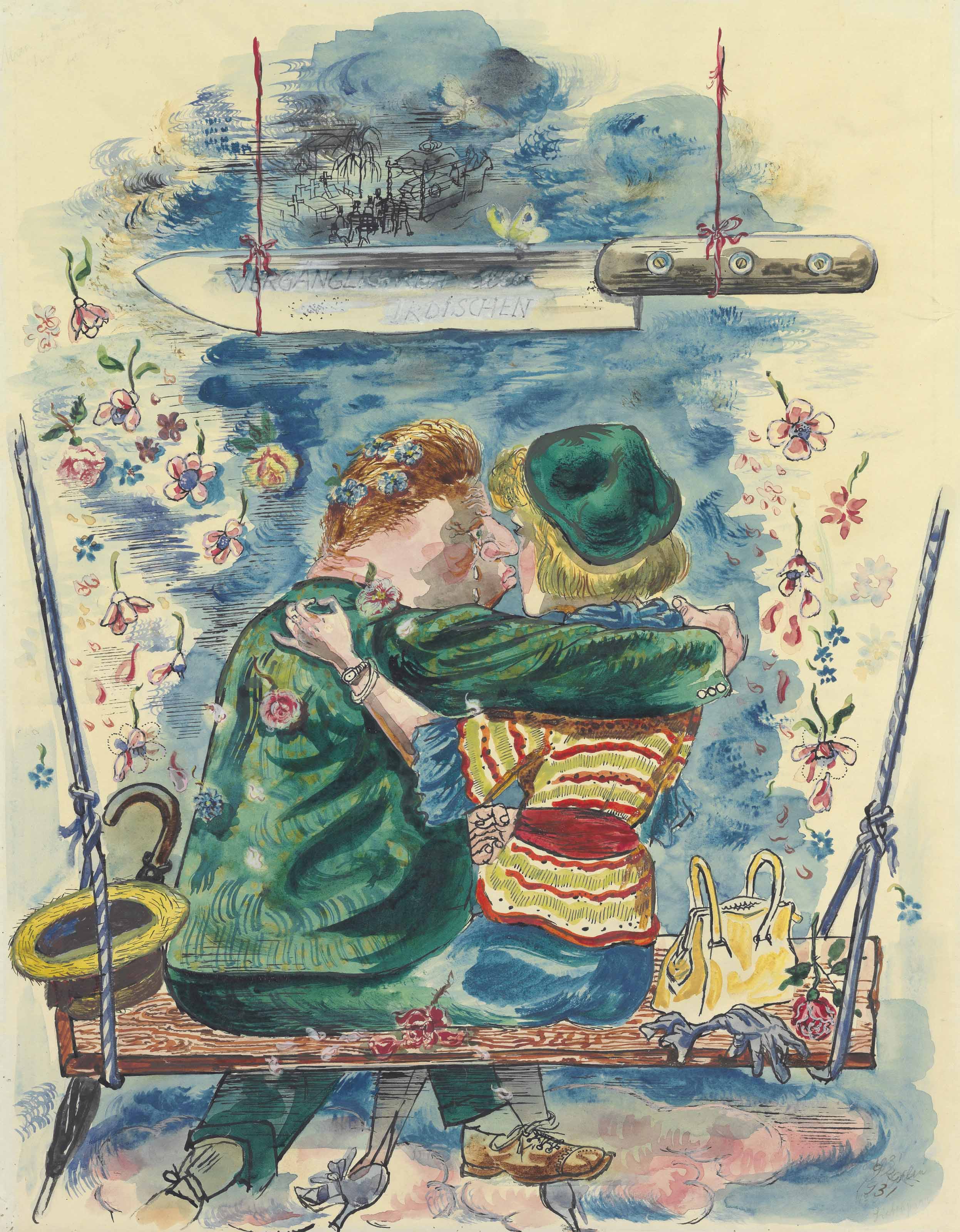Grosz (18931959) , Liebespaar, Der Weg allen