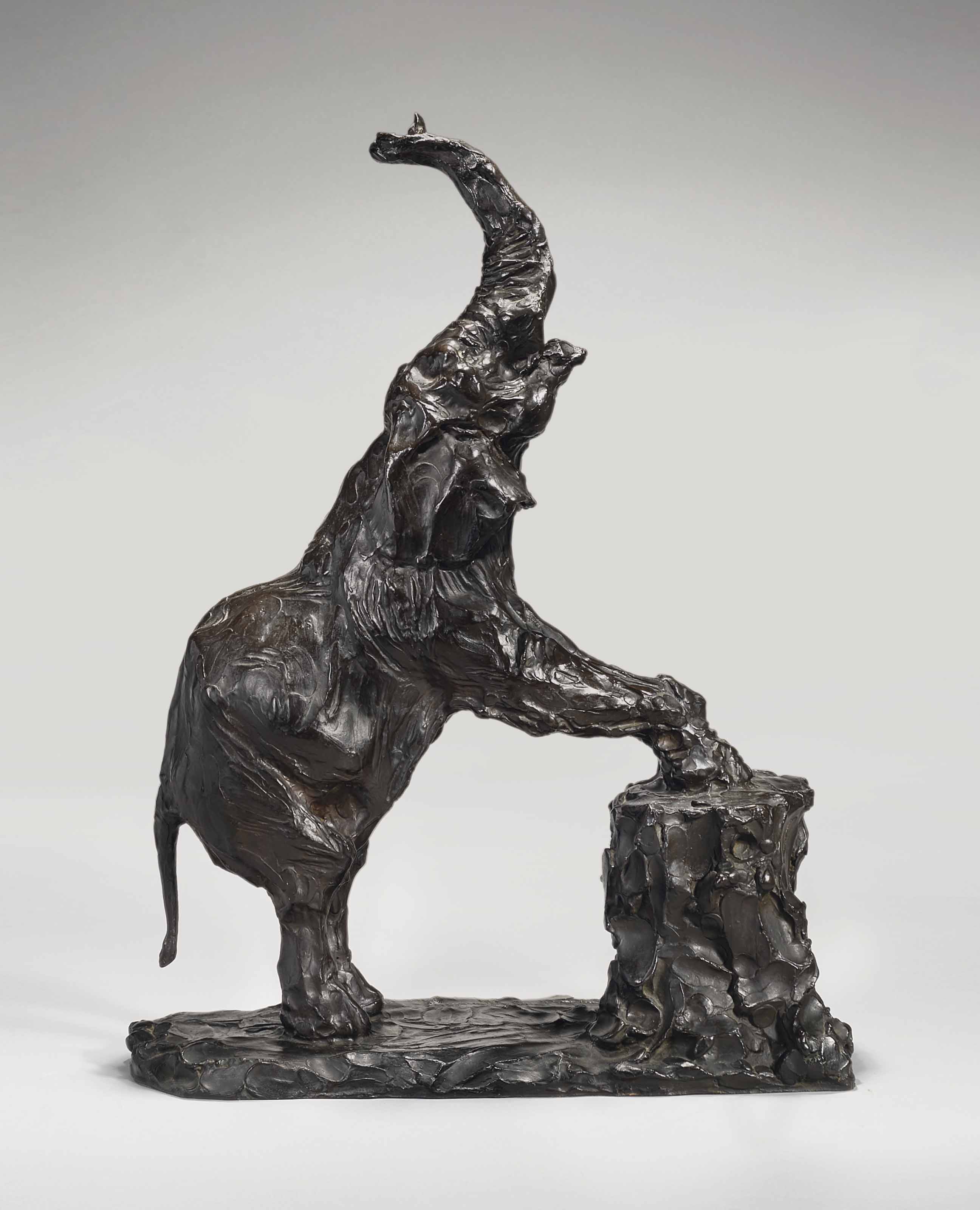 Rembrandt Bugatti (1884-1916) , Le grand Ã©lÃ©phant du MusÃ©um "Rachel